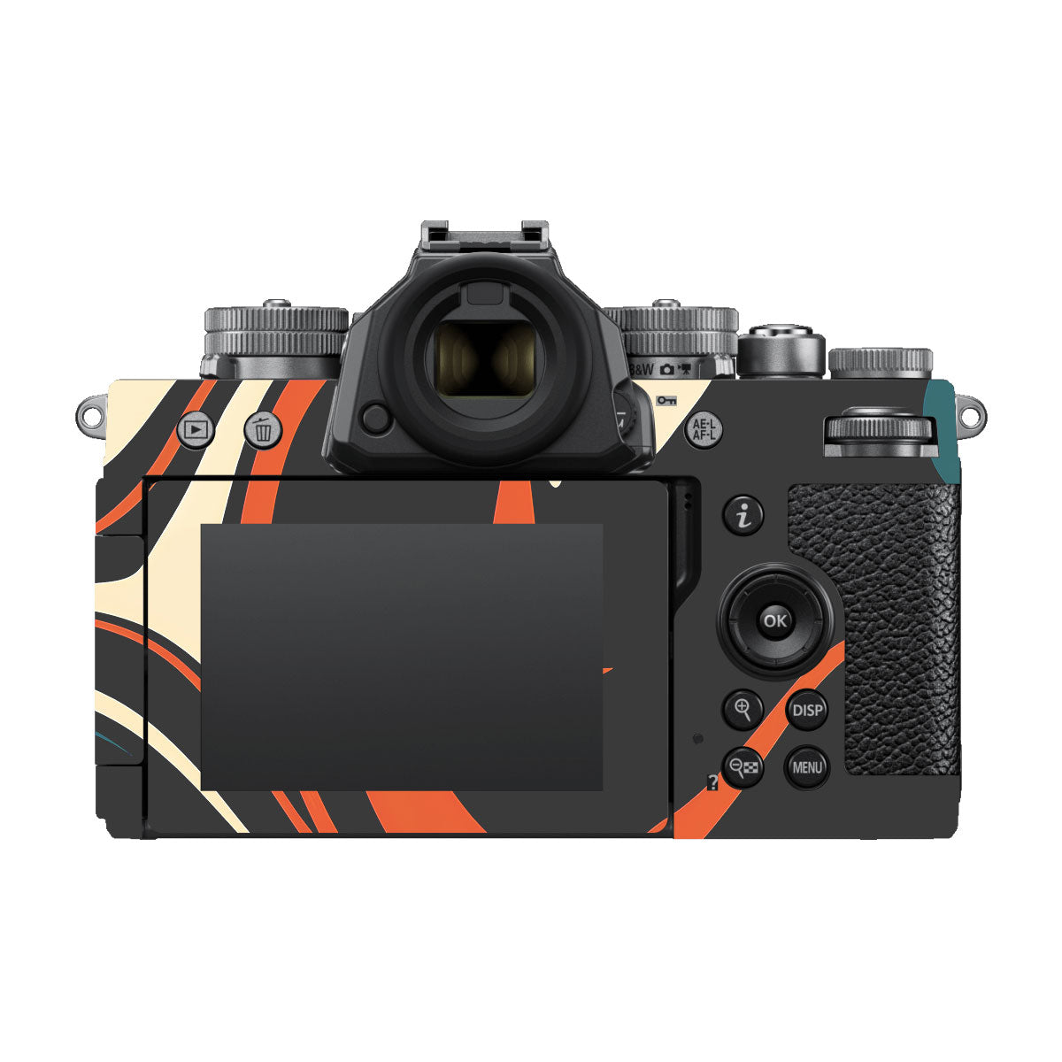 Mid-Century Abstract Swirl Nikon ZF Camera Skin