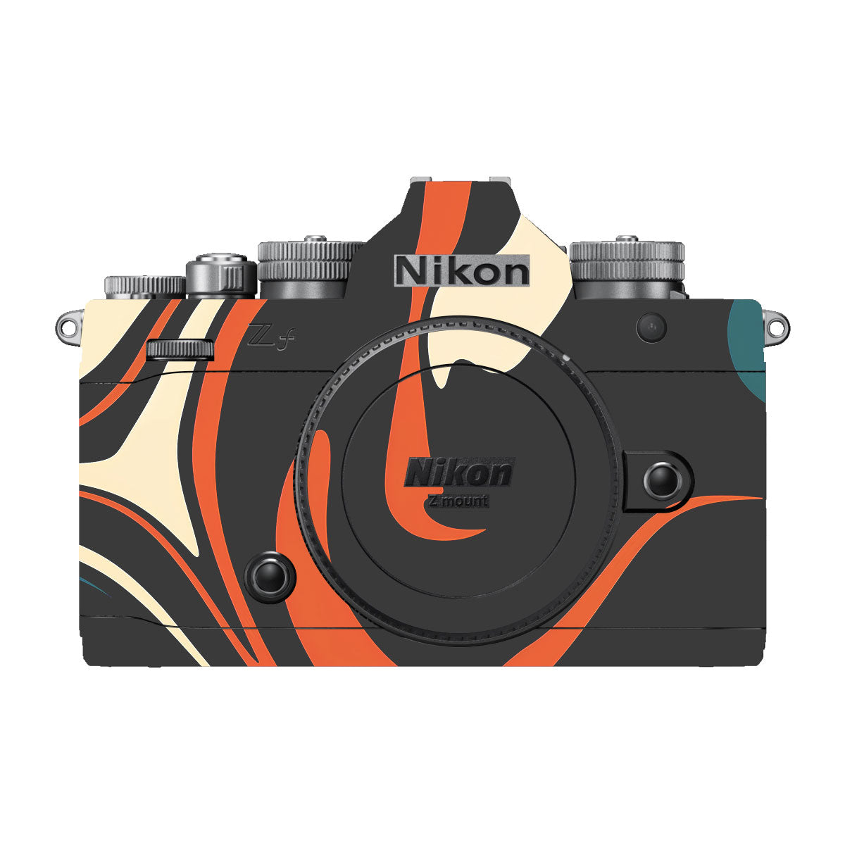 Mid-Century Abstract Swirl Nikon ZF Camera Skin