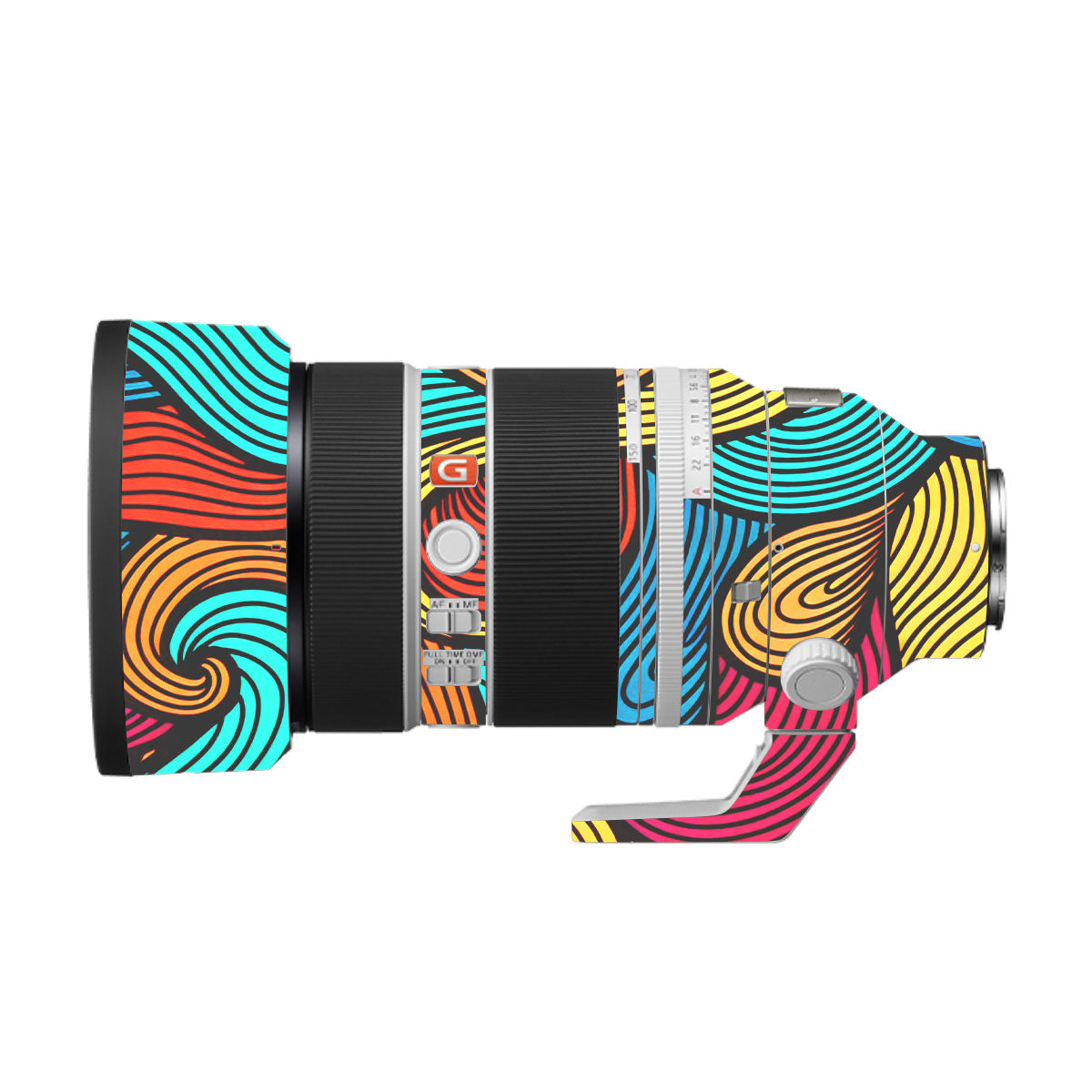 Retro Colorful Doodle Art Pattern Sony FE 50Ð150mm F/2 GM Camera Lens Skin