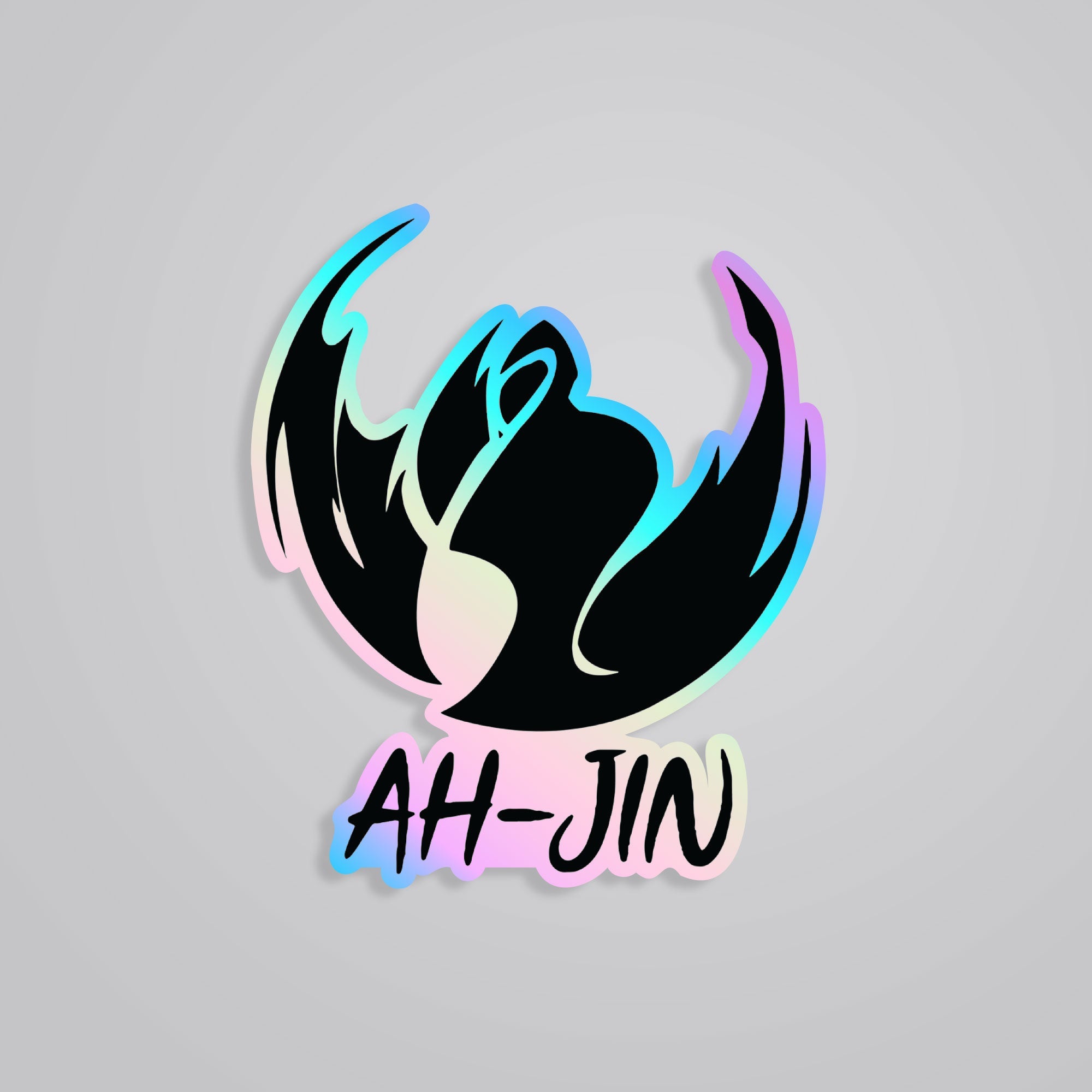 Fomo Store Holographic Stickers Anime Ahjin Guild