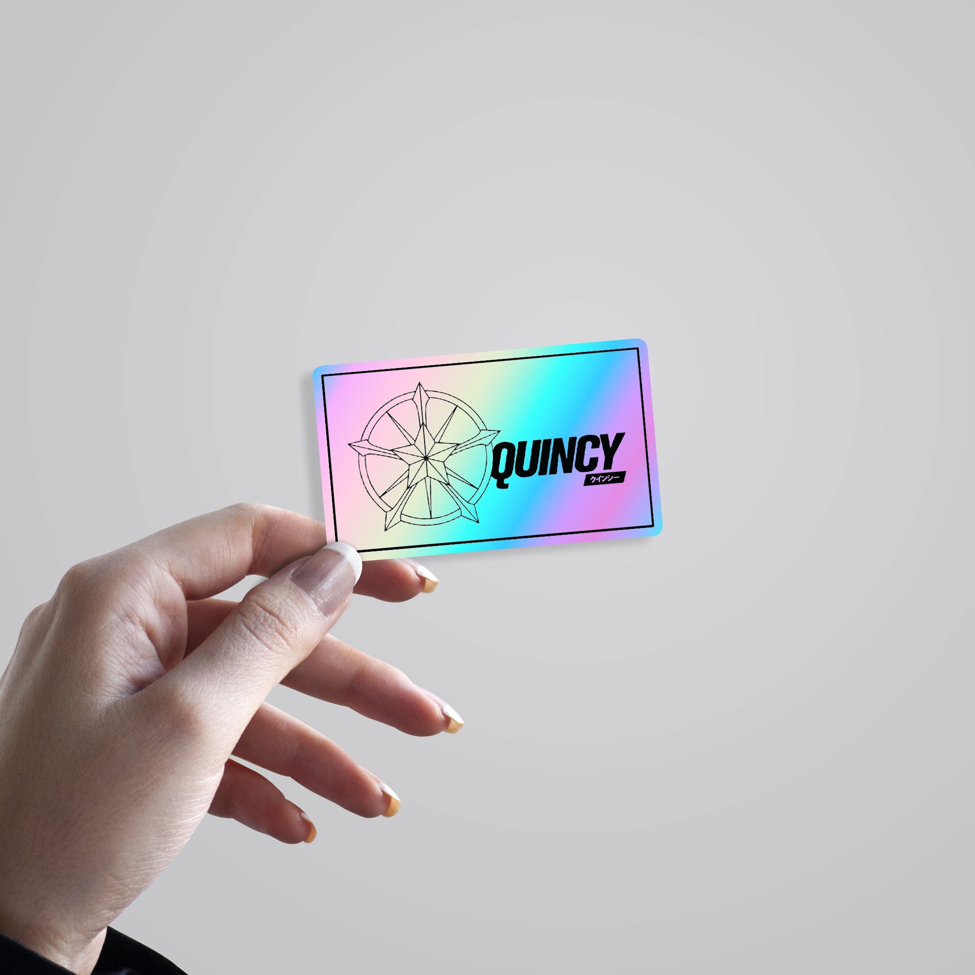 Quincy Holographic Stickers