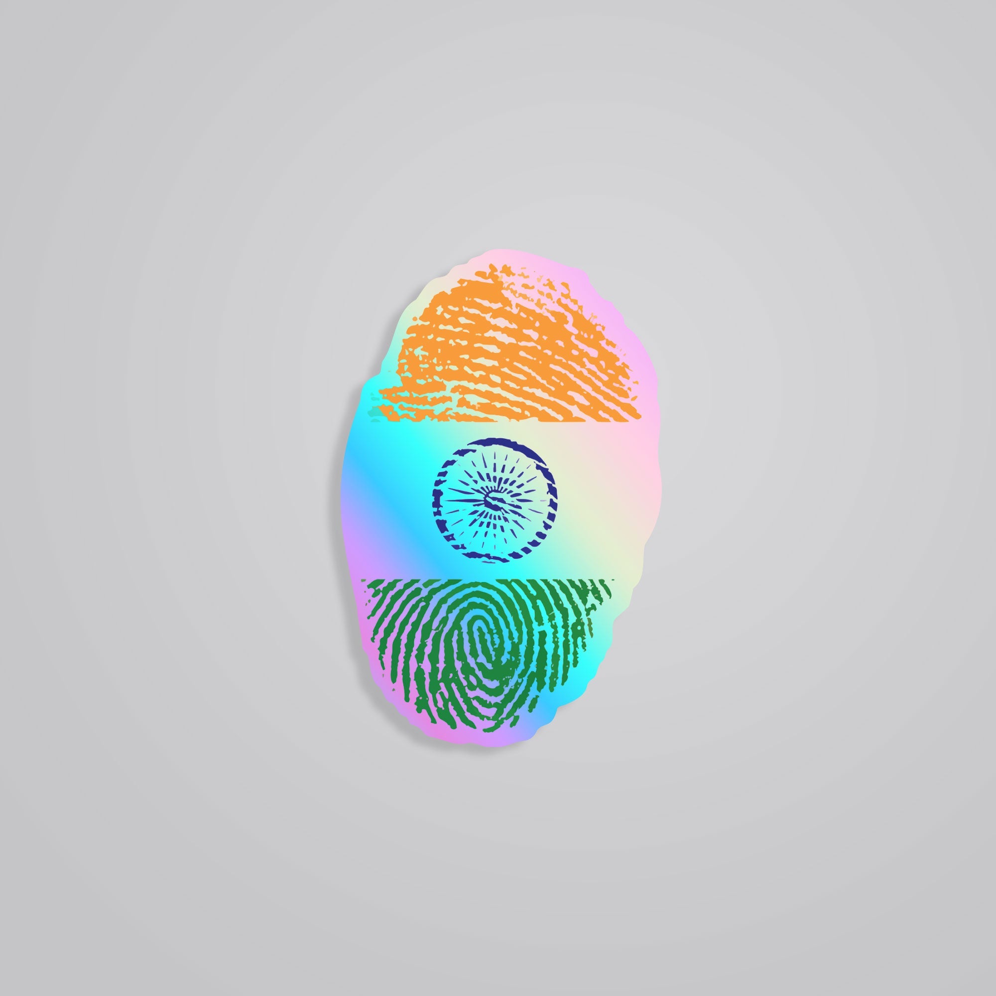 Fomo Store Holographic Stickers Casual Hustle Mode On