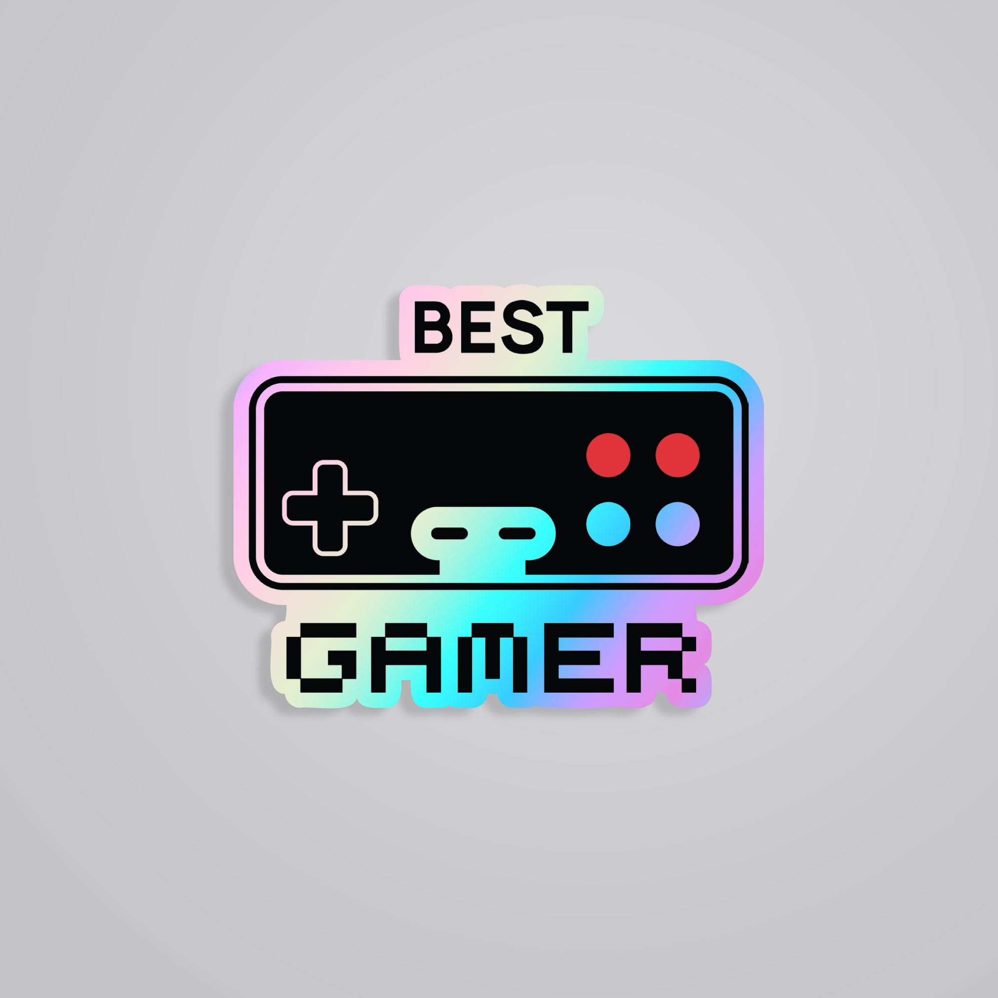 Fomo Store Holographic Stickers Gaming Best Gamer Controller