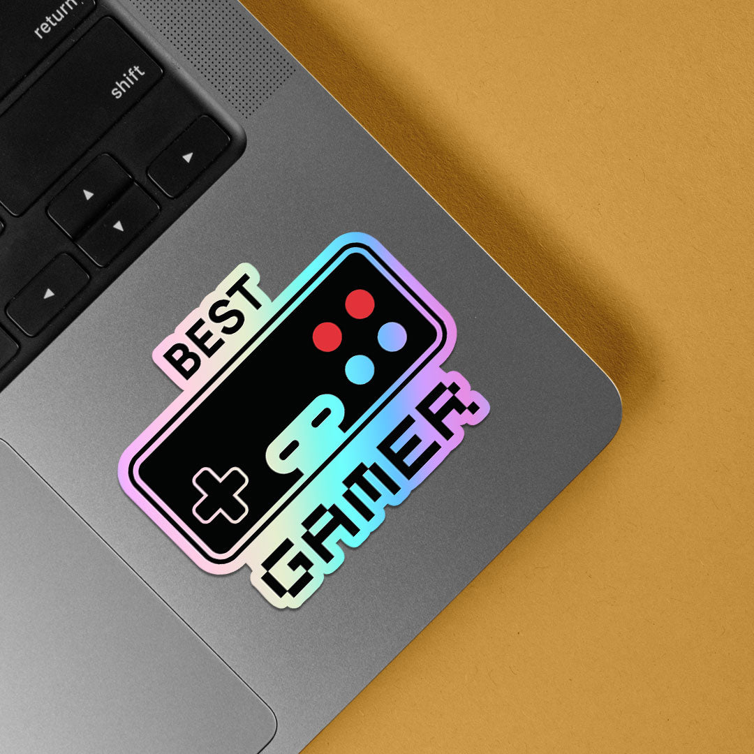 Best Gamer Controller Holographic Stickers