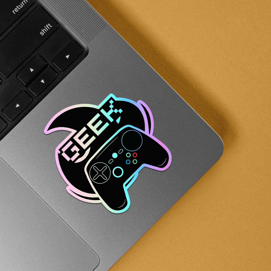 Geek Holographic Stickers