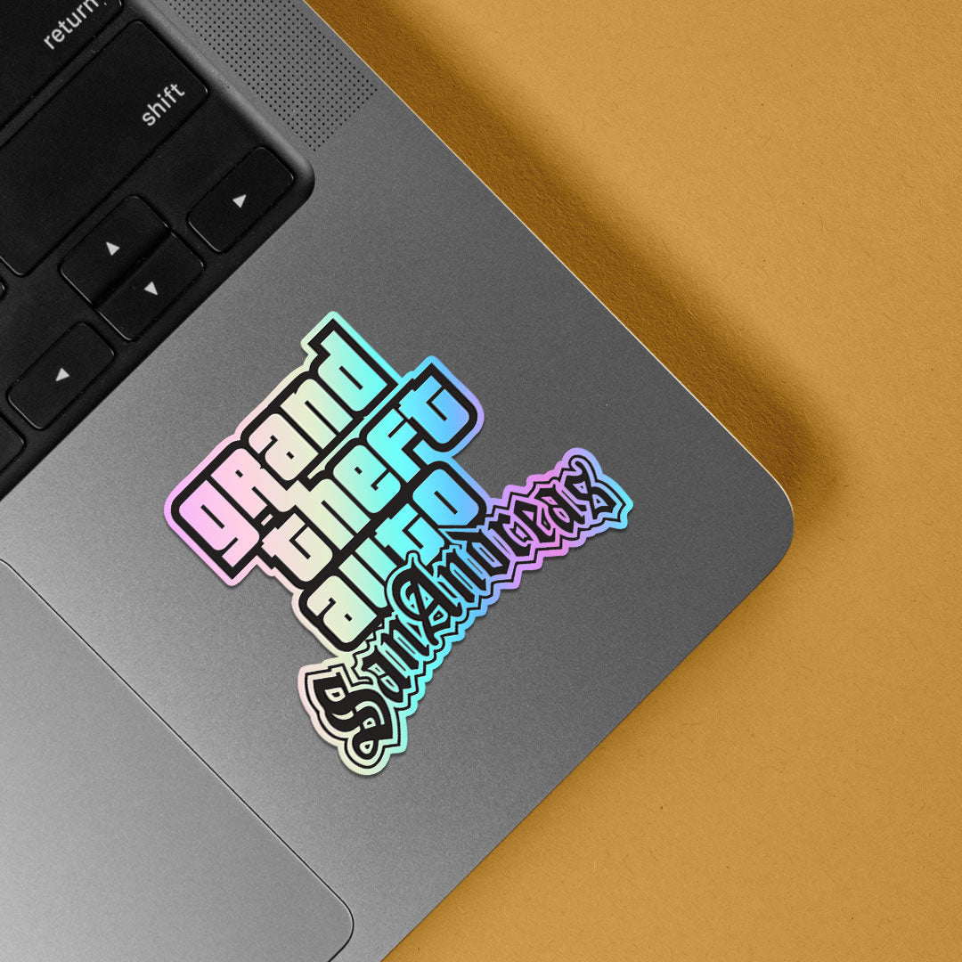 Grand Theft Auto San Andreas Holographic Stickers