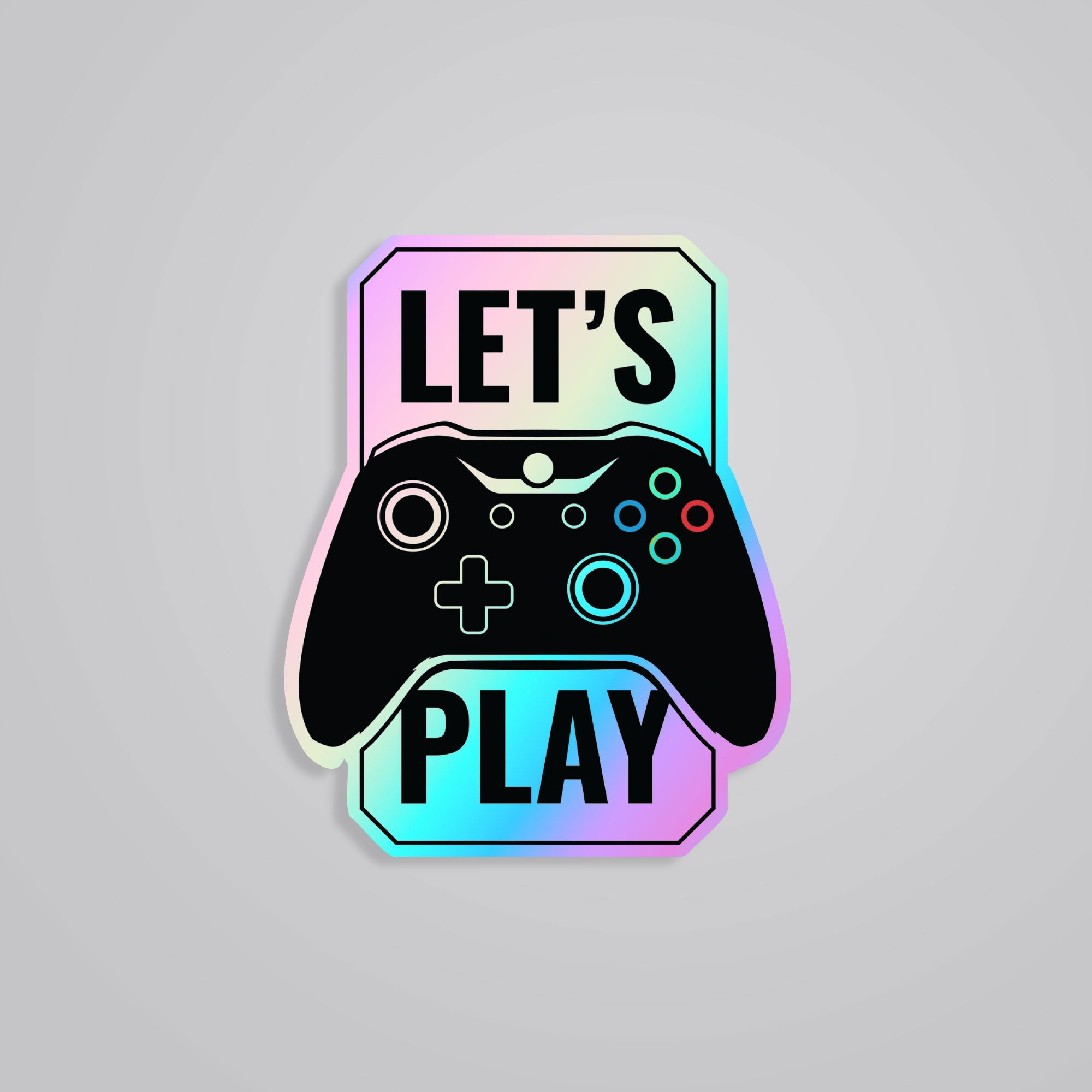 Fomo Store Holographic Stickers Gaming Let's Play