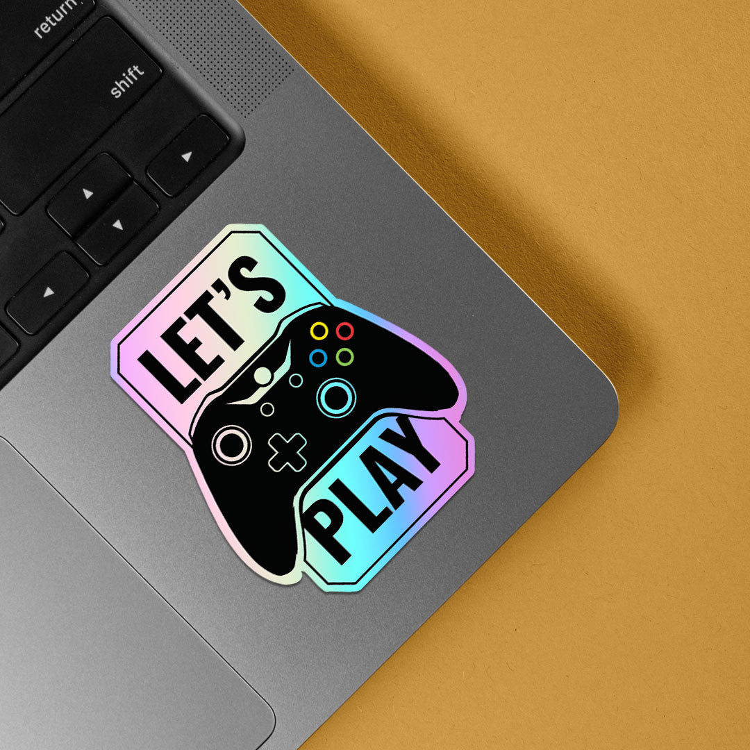 Let's Play Holographic Stickers