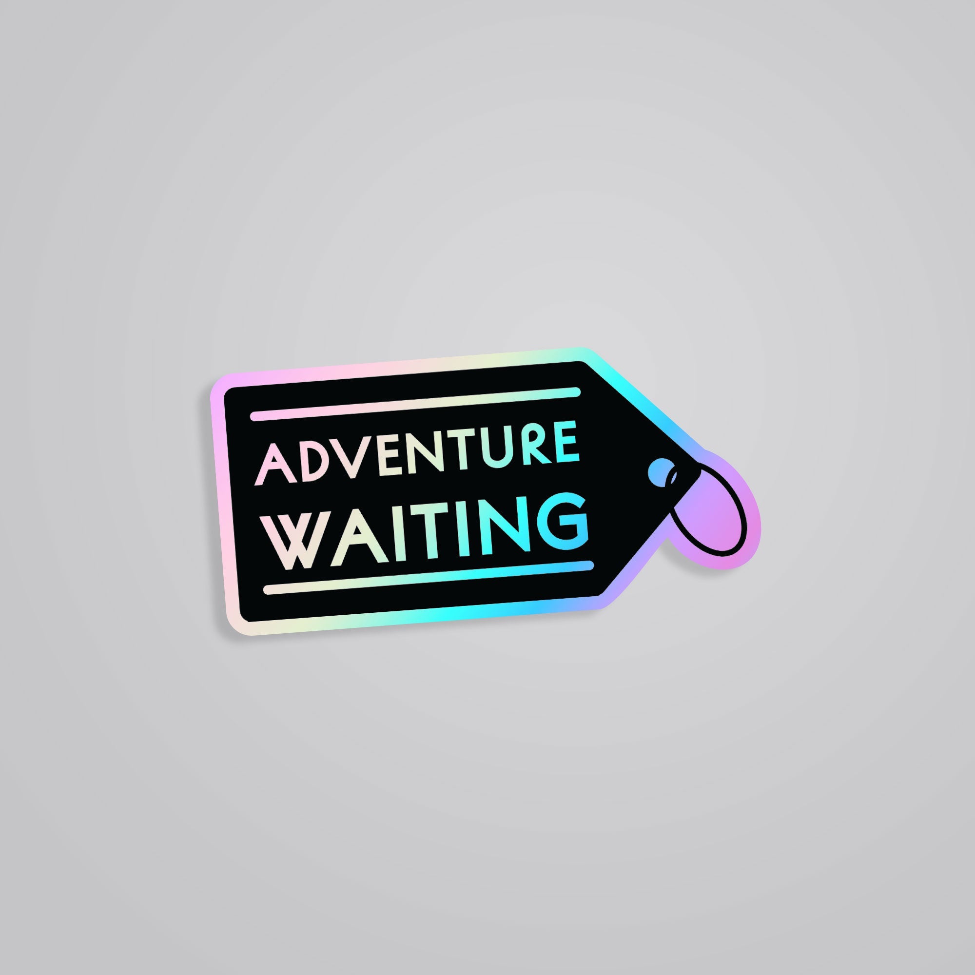 Fomo Store Holographic Stickers Travels Adventure Waiting