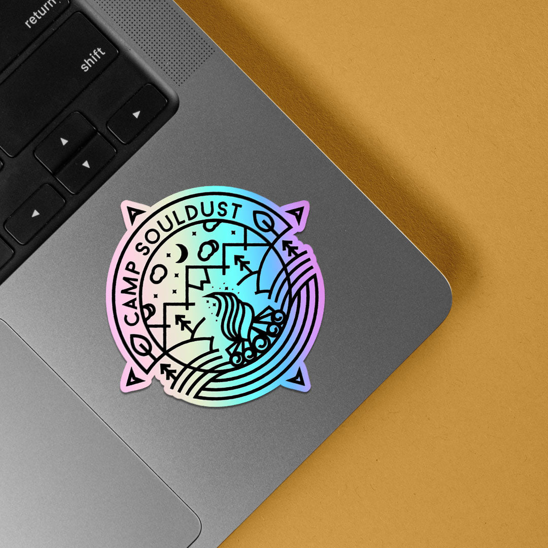 Camp Souldust Holographic Stickers