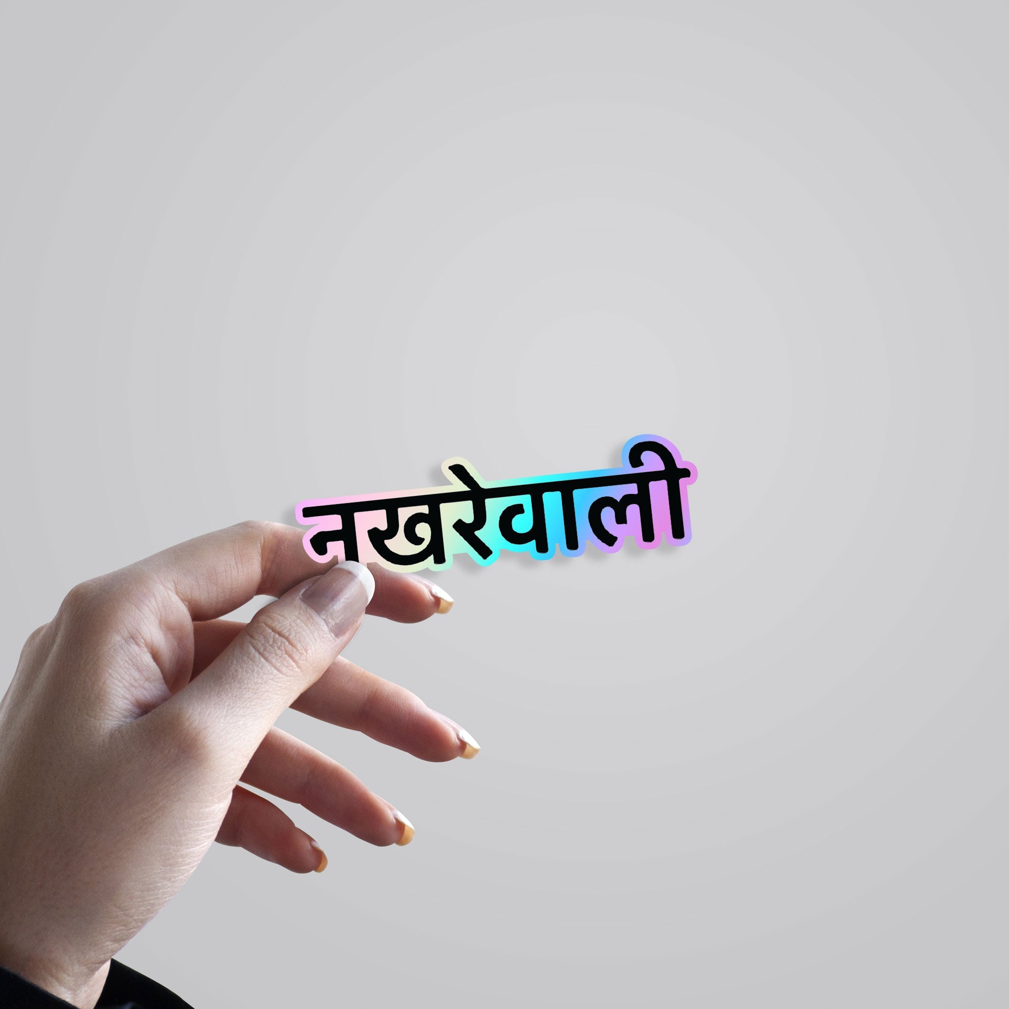 Nakhrewali Holographic Stickers
