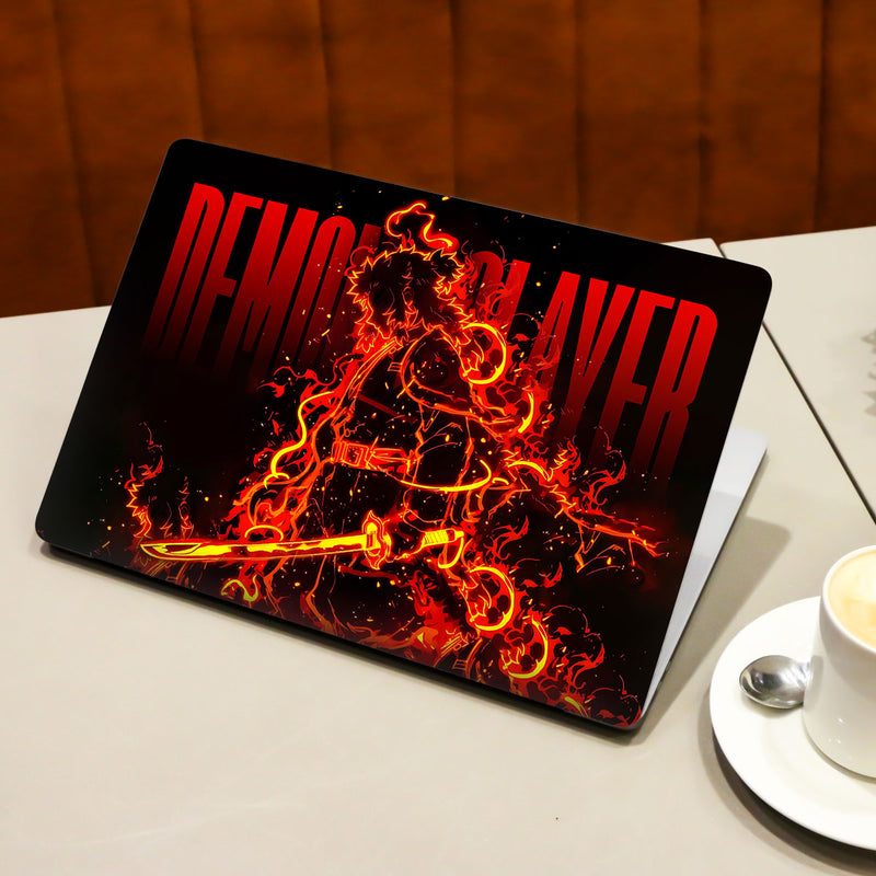 Rengoku Blazing Inferno Anime Laptop Skin Style