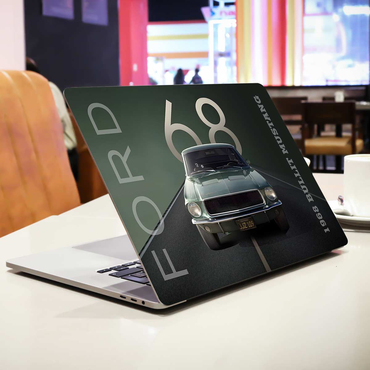 1968 Bullit Mustang Cars & Bikes Laptop Skin