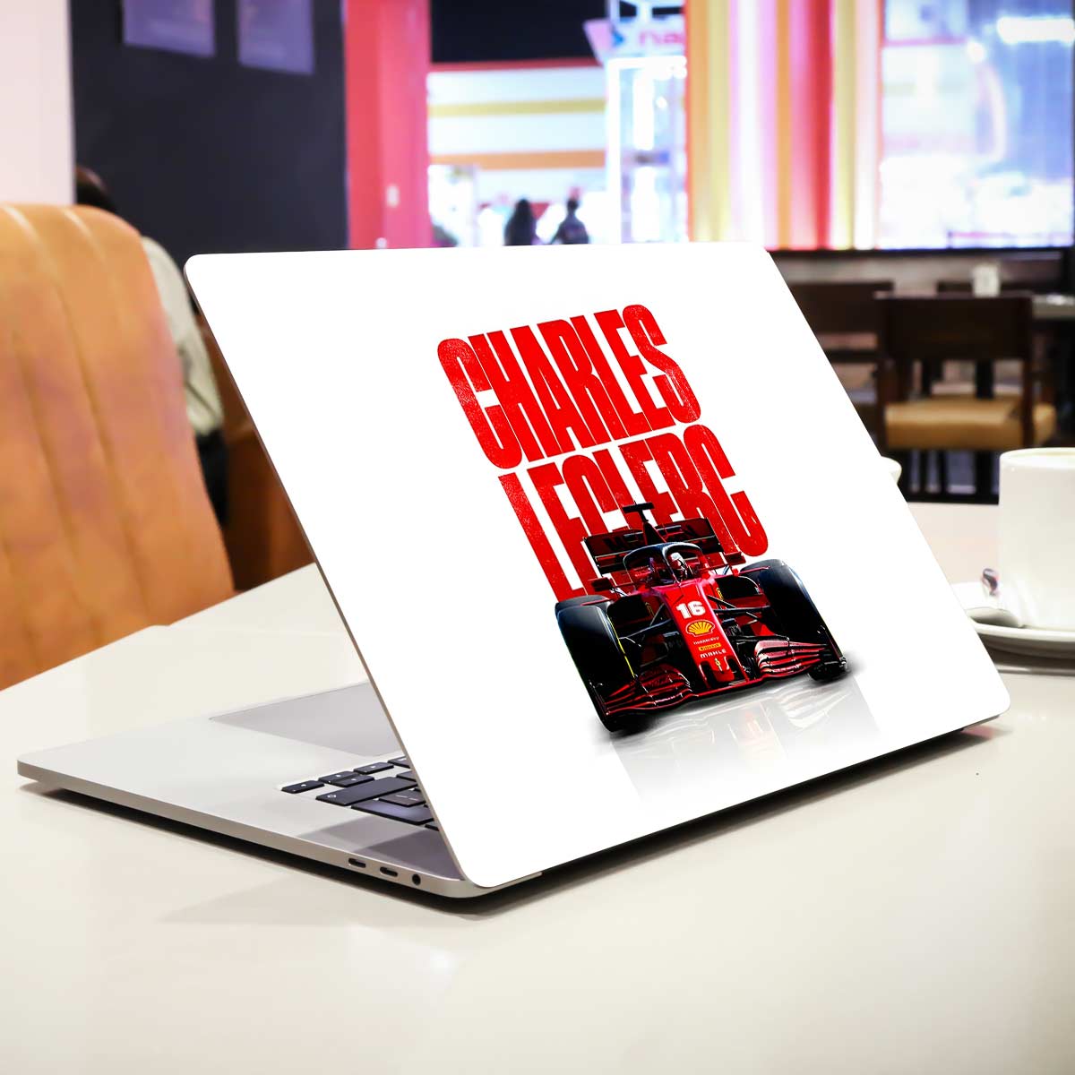 Charles Leclerc Ferrari Cars & Bikes Laptop Skin