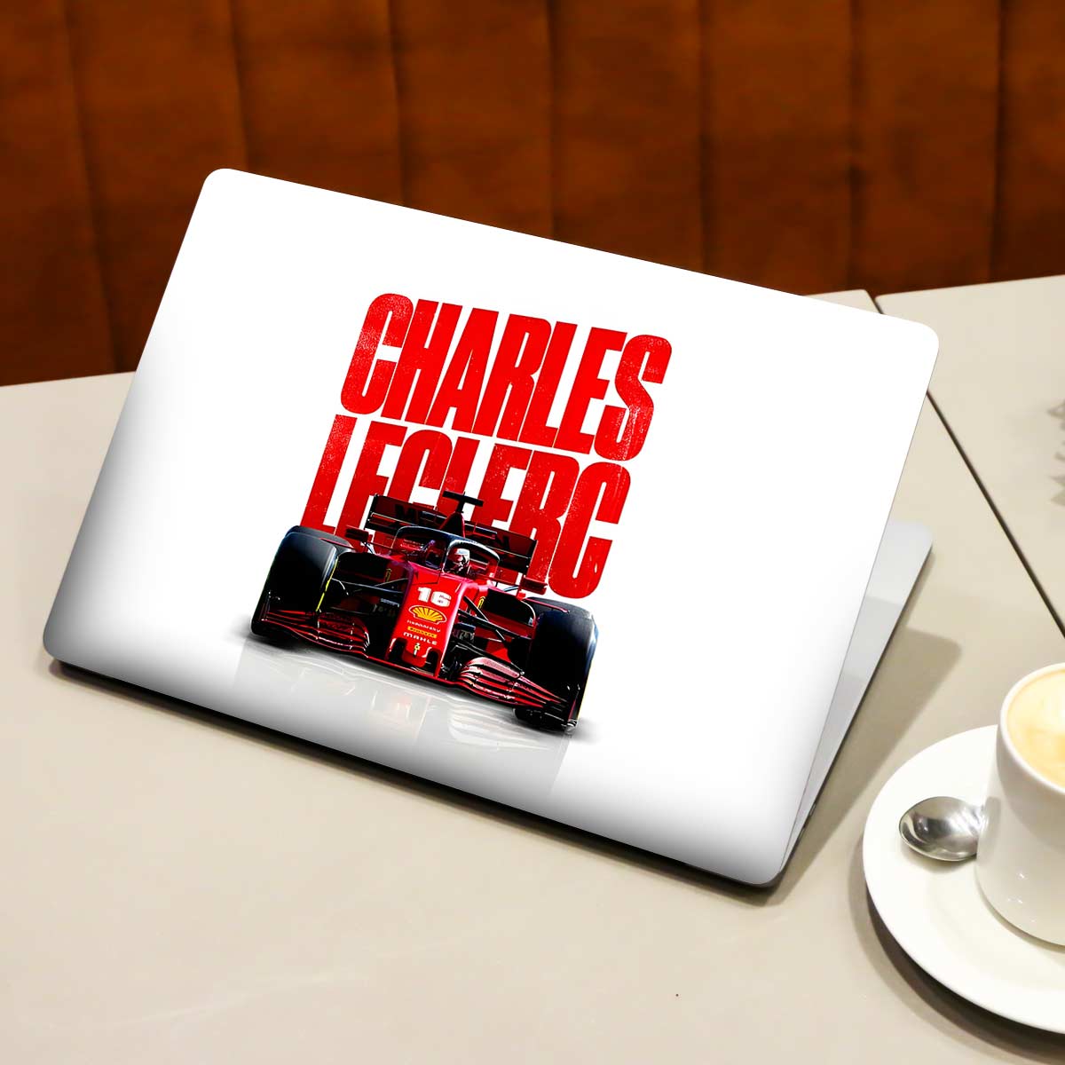 Charles Leclerc Ferrari Cars & Bikes Laptop Skin