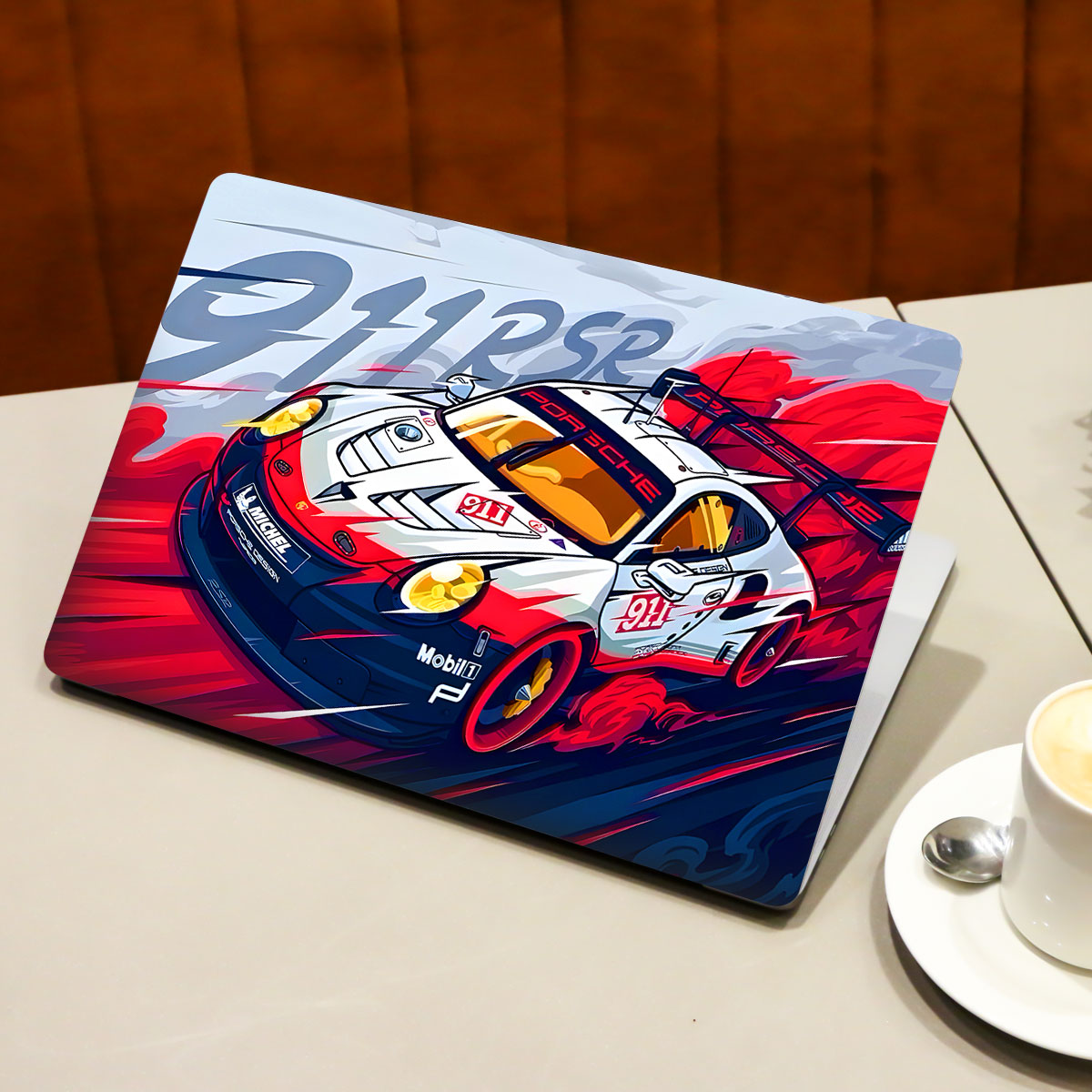Porsche 911 RSR Cars & Bikes Laptop Skin