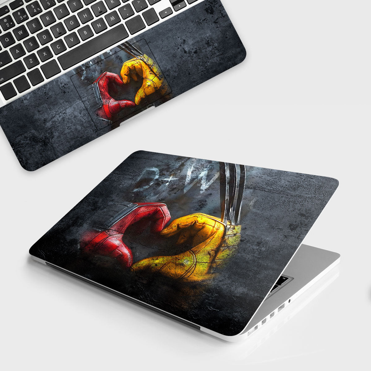 Fomo Store Laptop Skins Comics Wolverine and Deadpool Unite