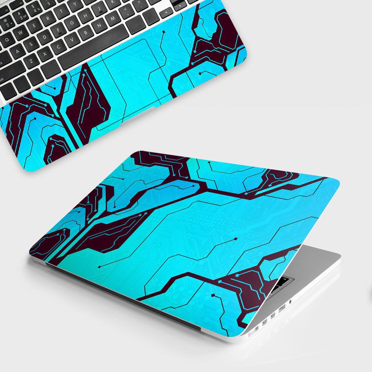 Fomo Store Laptop Skins Miscellaneous Blue Circuit