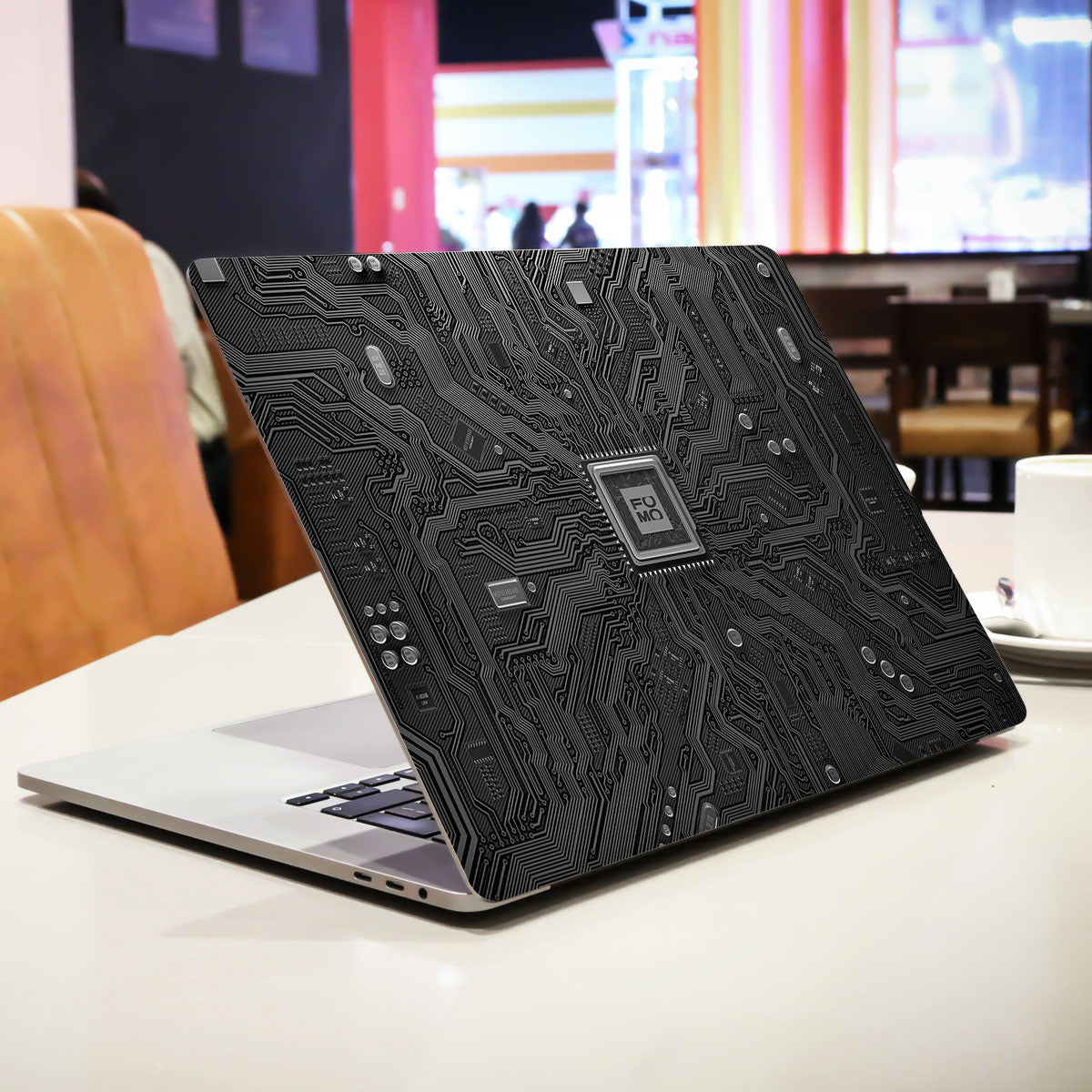 FOMO Circuit Dark Mode Laptop Skin