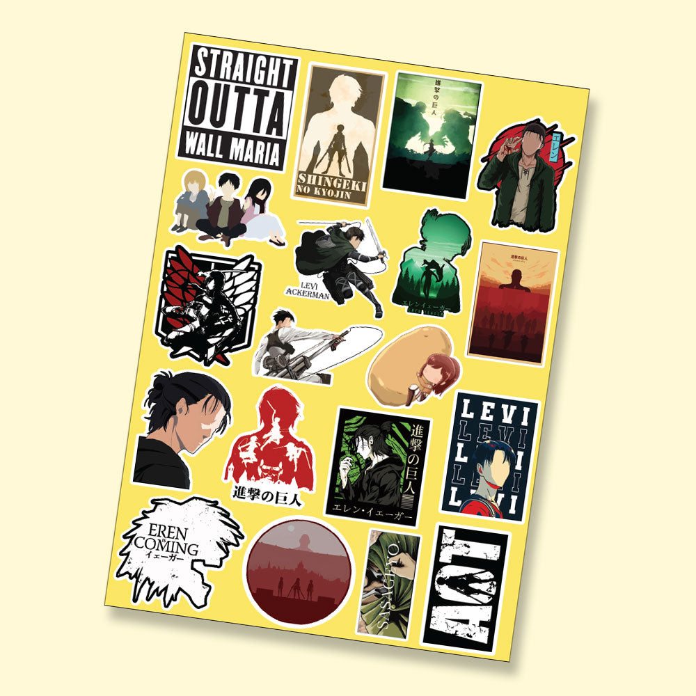 Tiny Titan Terrors - Mini Stickers Pack