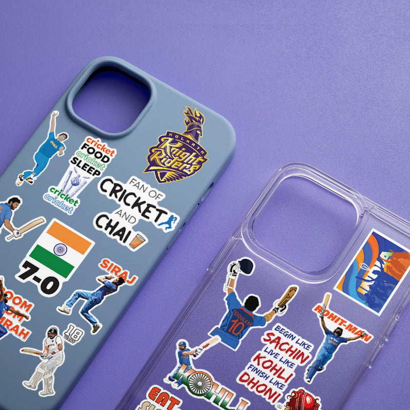 Cricket Sticker Material Cricket Fever Sheet 2 Stickers - Match Moments