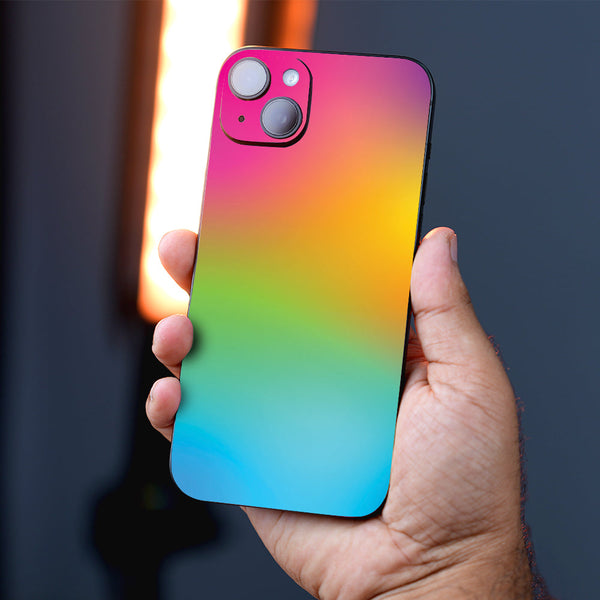 Rainbow Gradient Abstract Skin for Mobile