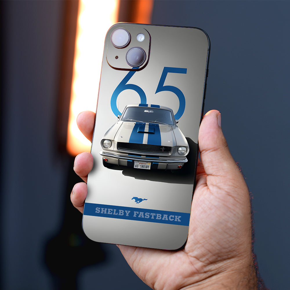Cobalt Blue Shelby Mustang GT350 Mobile Skin