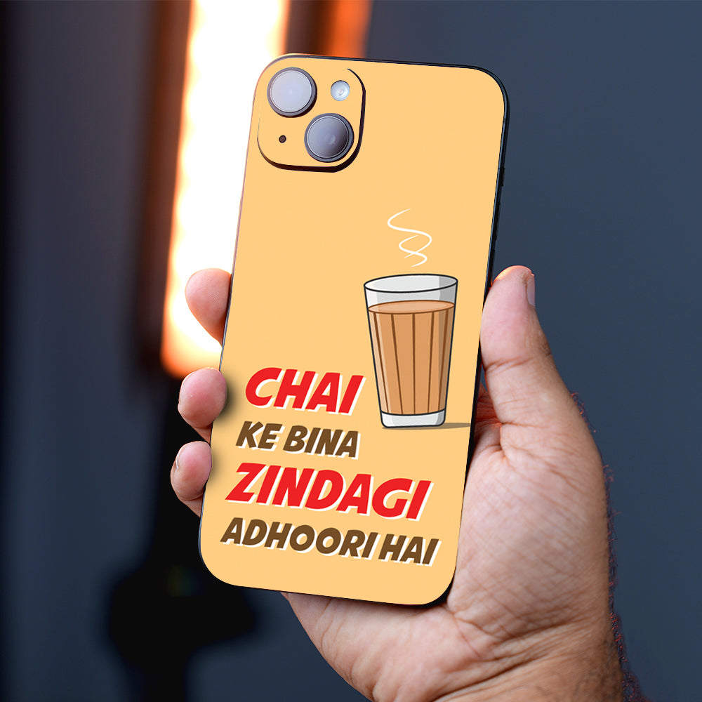 Chai Ke Bina Zindagi Adhoori Hai Mobile Skin