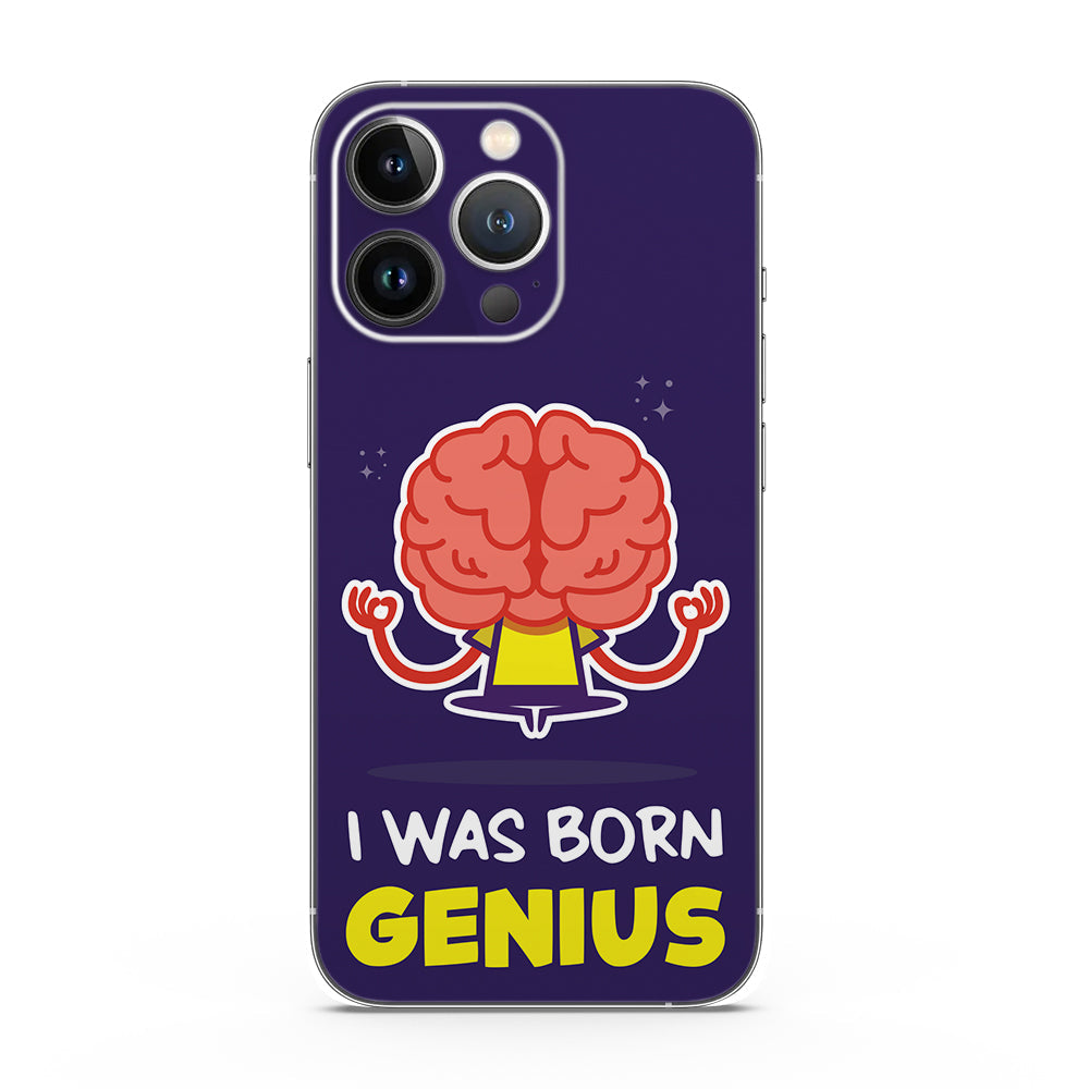 Fomo Store Mobile Skins Miscellaneous I Was Born Genius