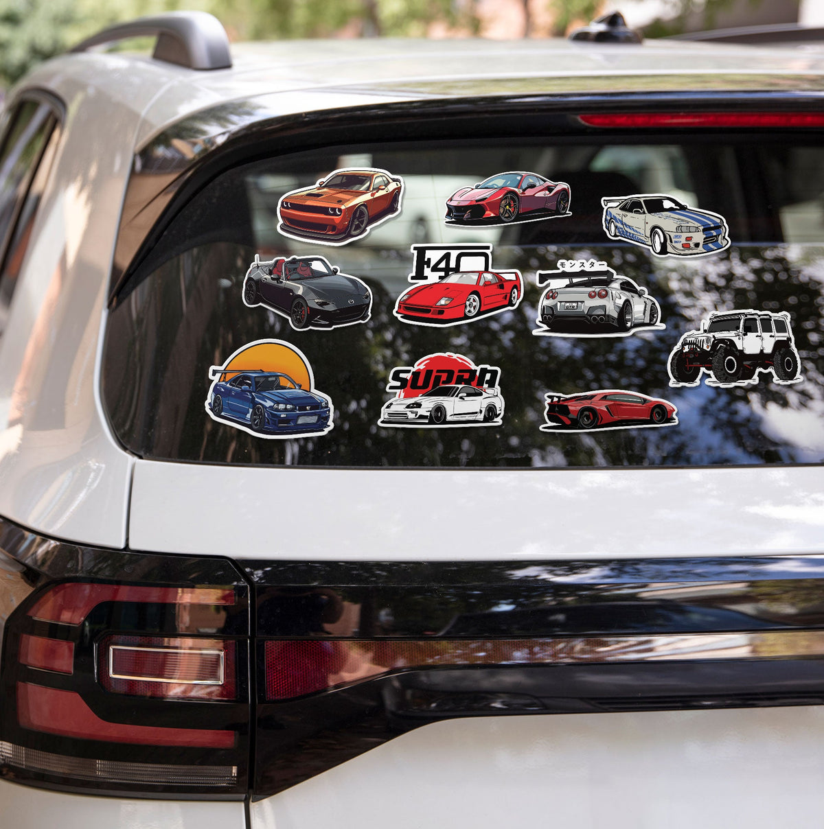 15 Car Stickers Pack 1 - Variety