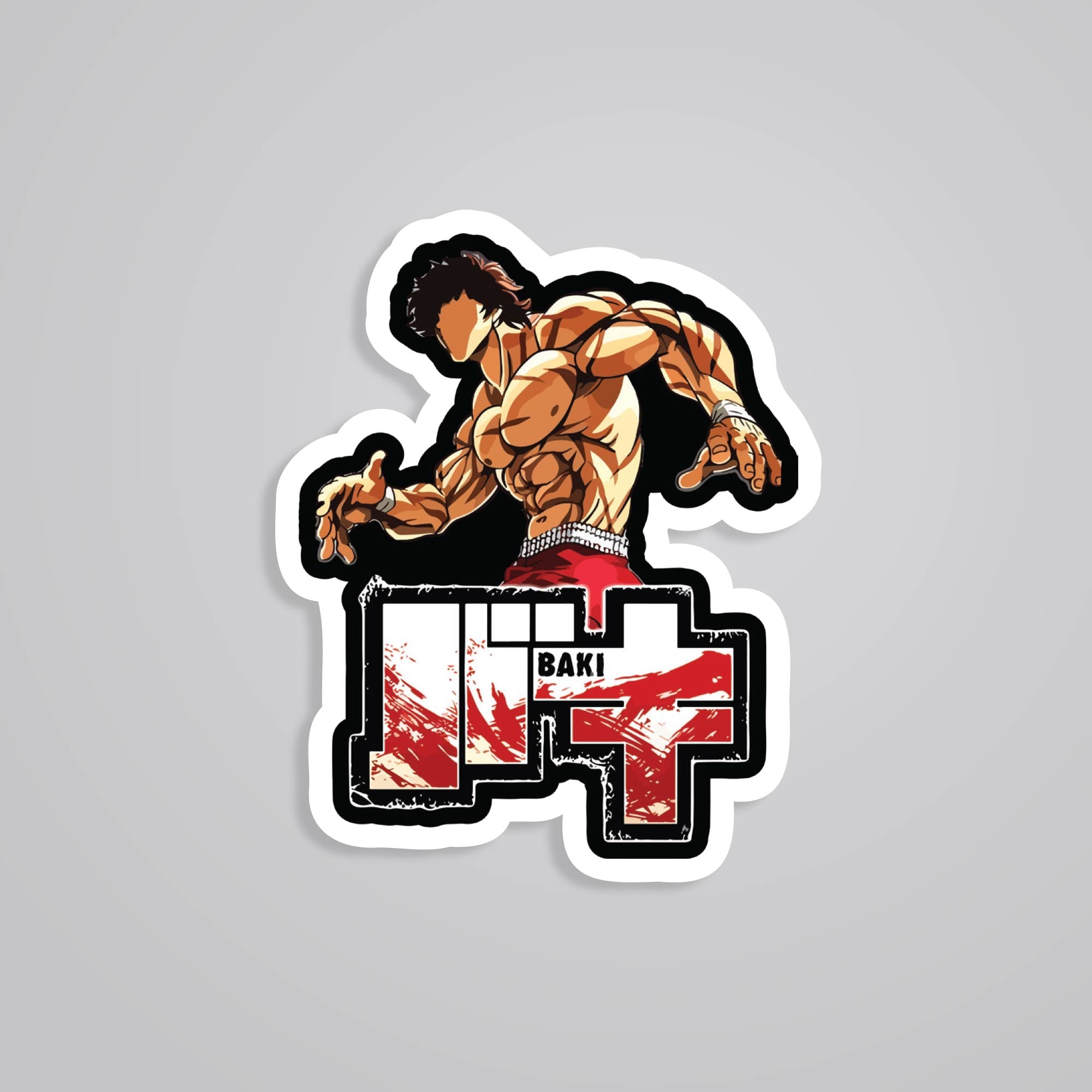 Fomo Store Stickers Anime Baki Beast in Human Form