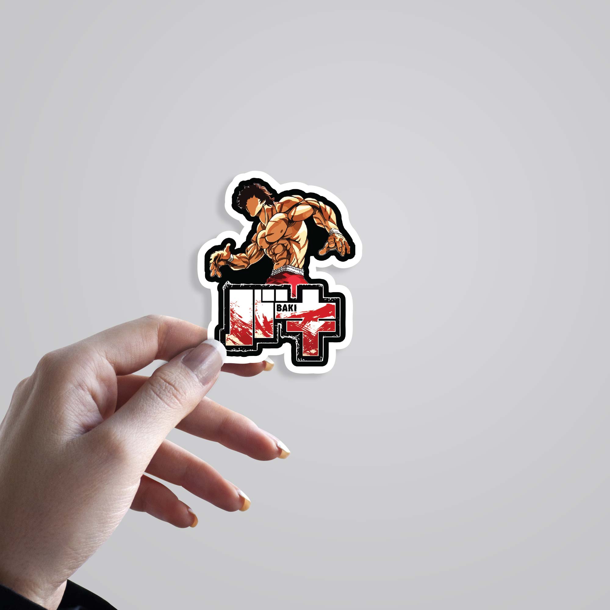 Baki Beast in Human Form Anime Stickers