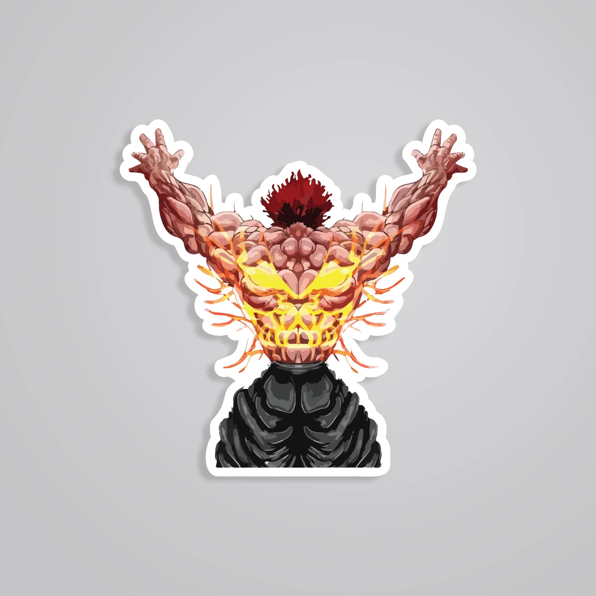 Fomo Store Stickers Anime Baki The Beast in Human Form