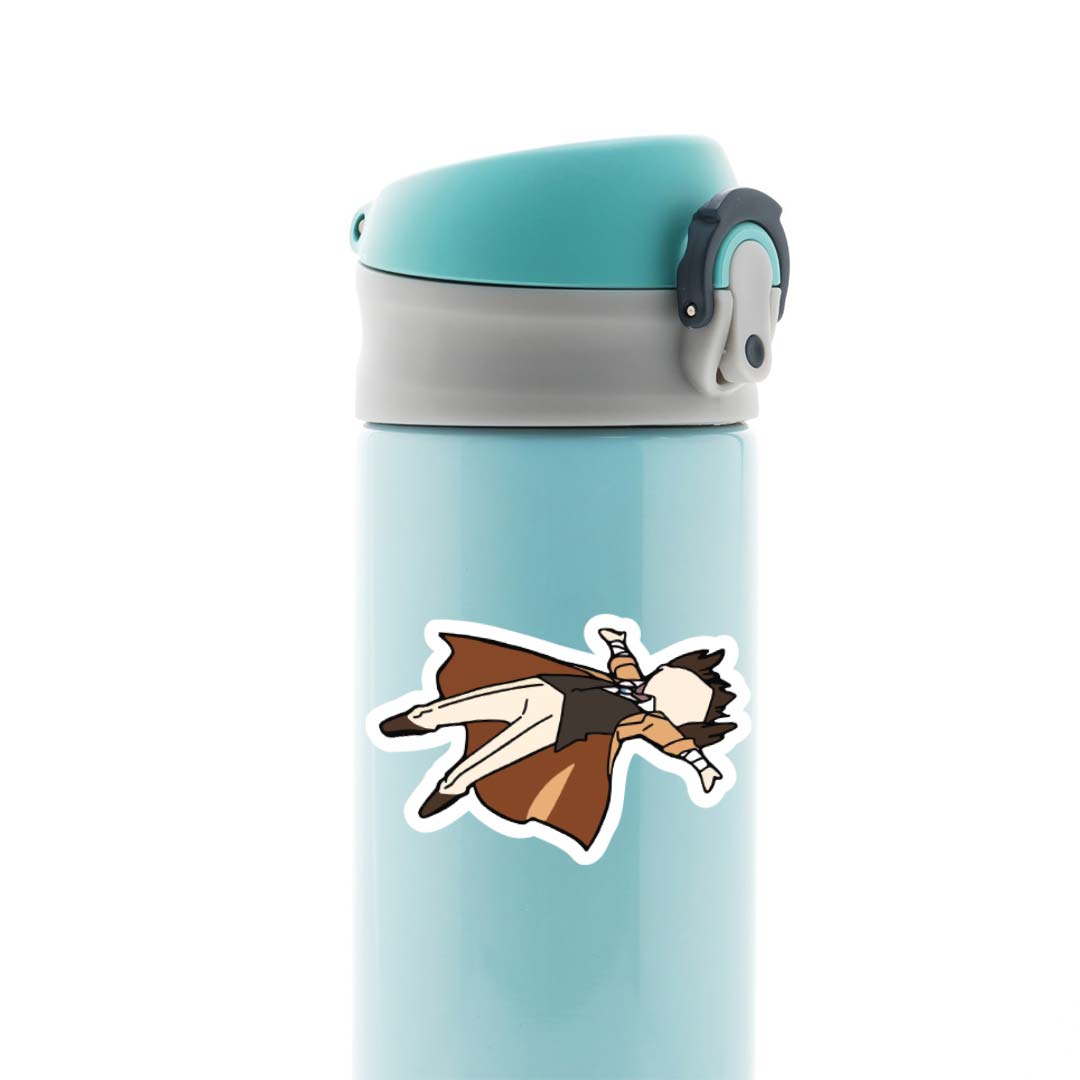 Dazai Falling into Serenity Anime Stickers