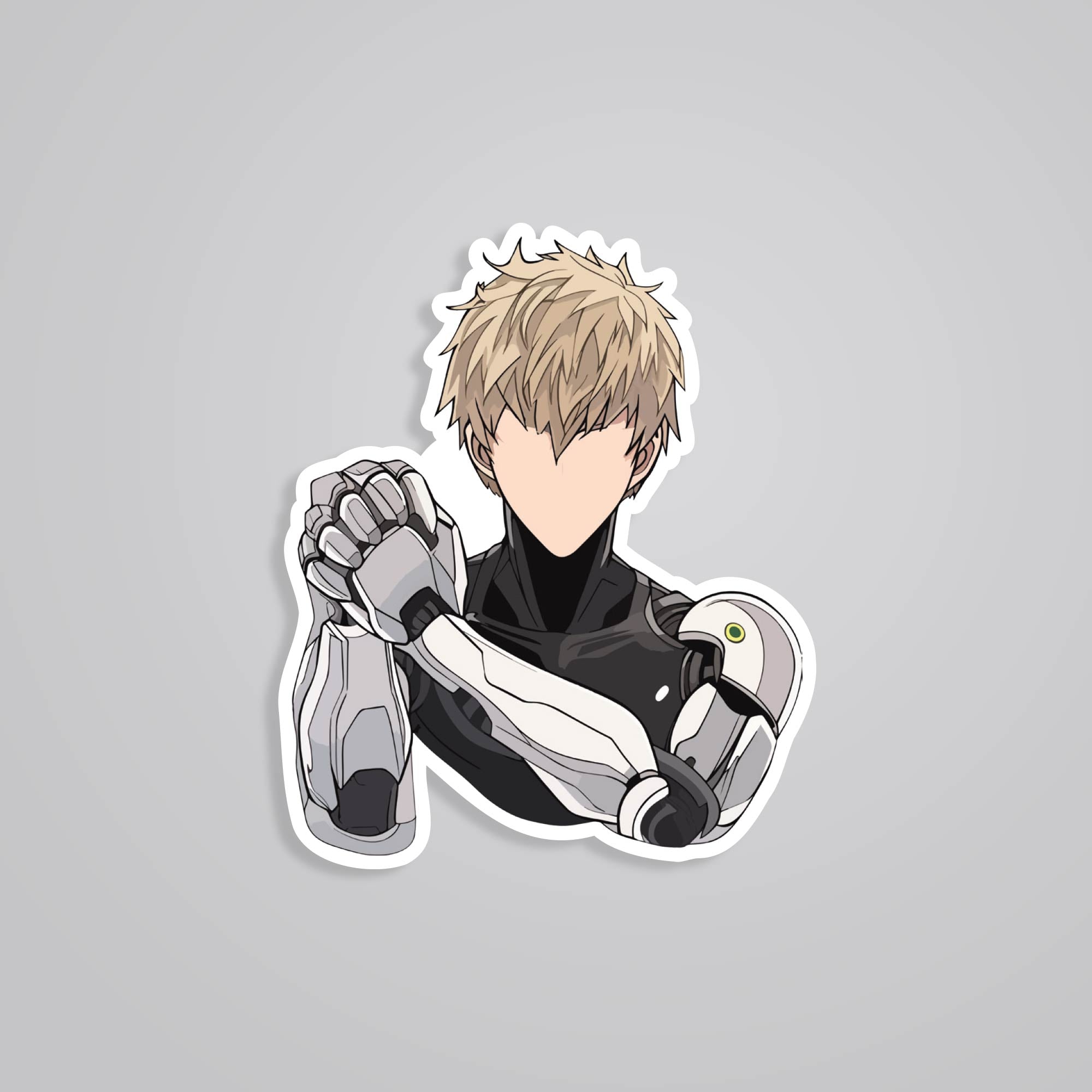 Fomo Store Stickers Anime Genos The Cyborg Hero