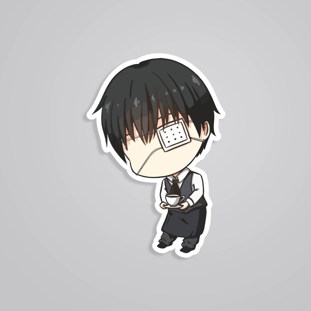 Kaneki Waiter Chibi Stickers