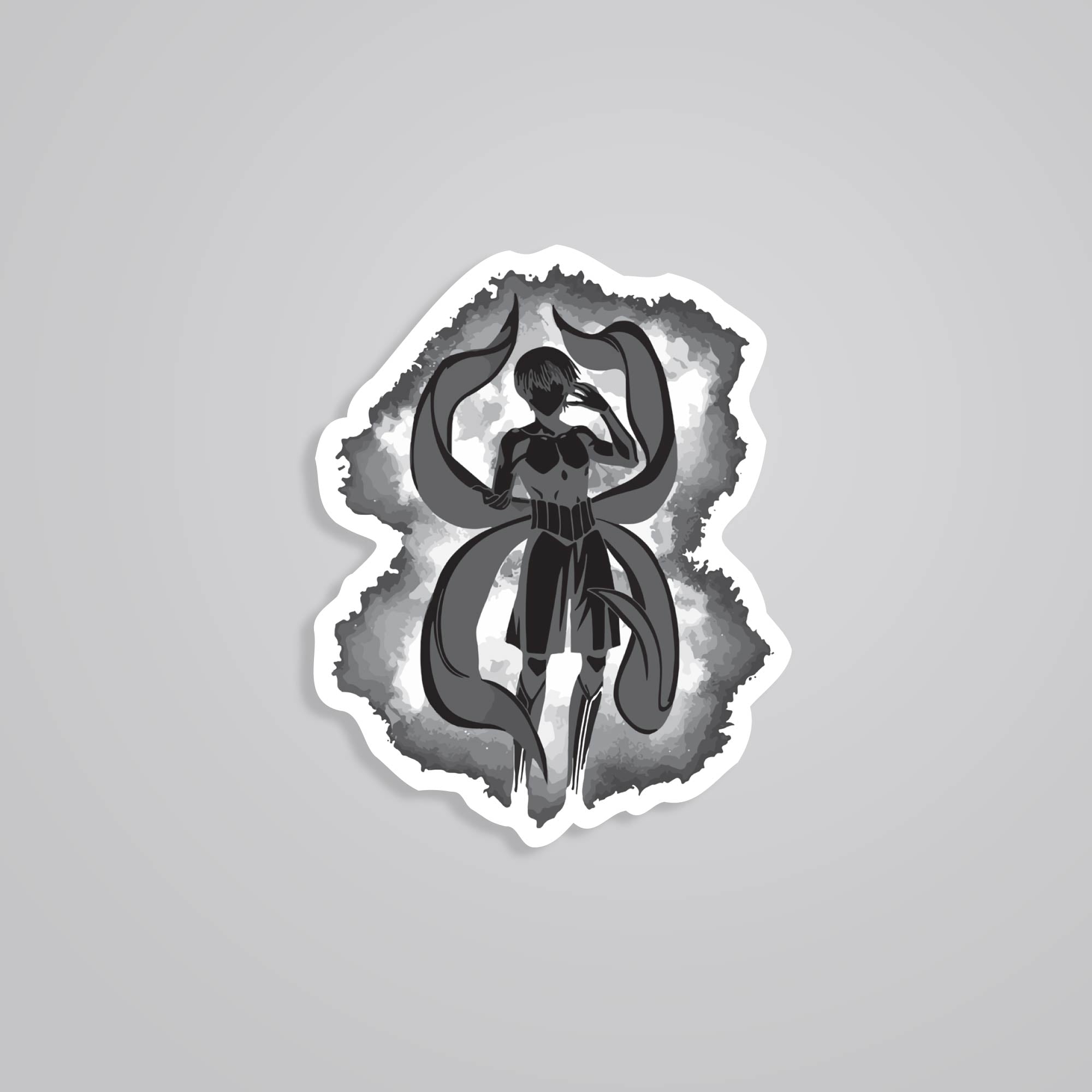 Fomo Store Stickers Anime Ken's Ghoul Unveiled in Monochrome