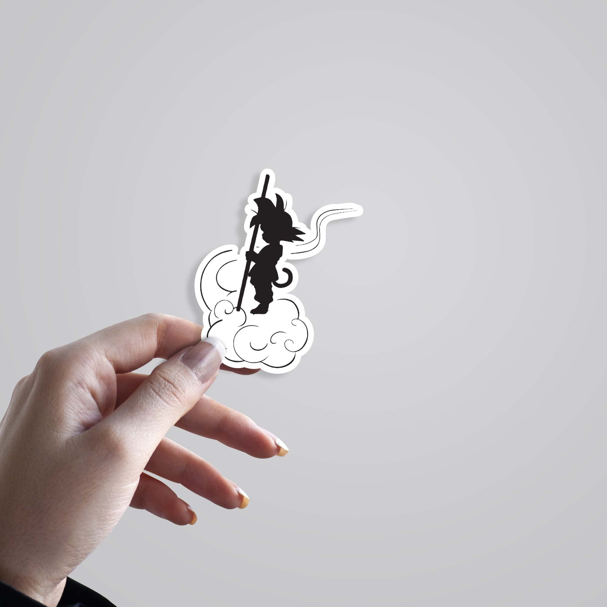 Kid Goku on Nimbus Anime Stickers