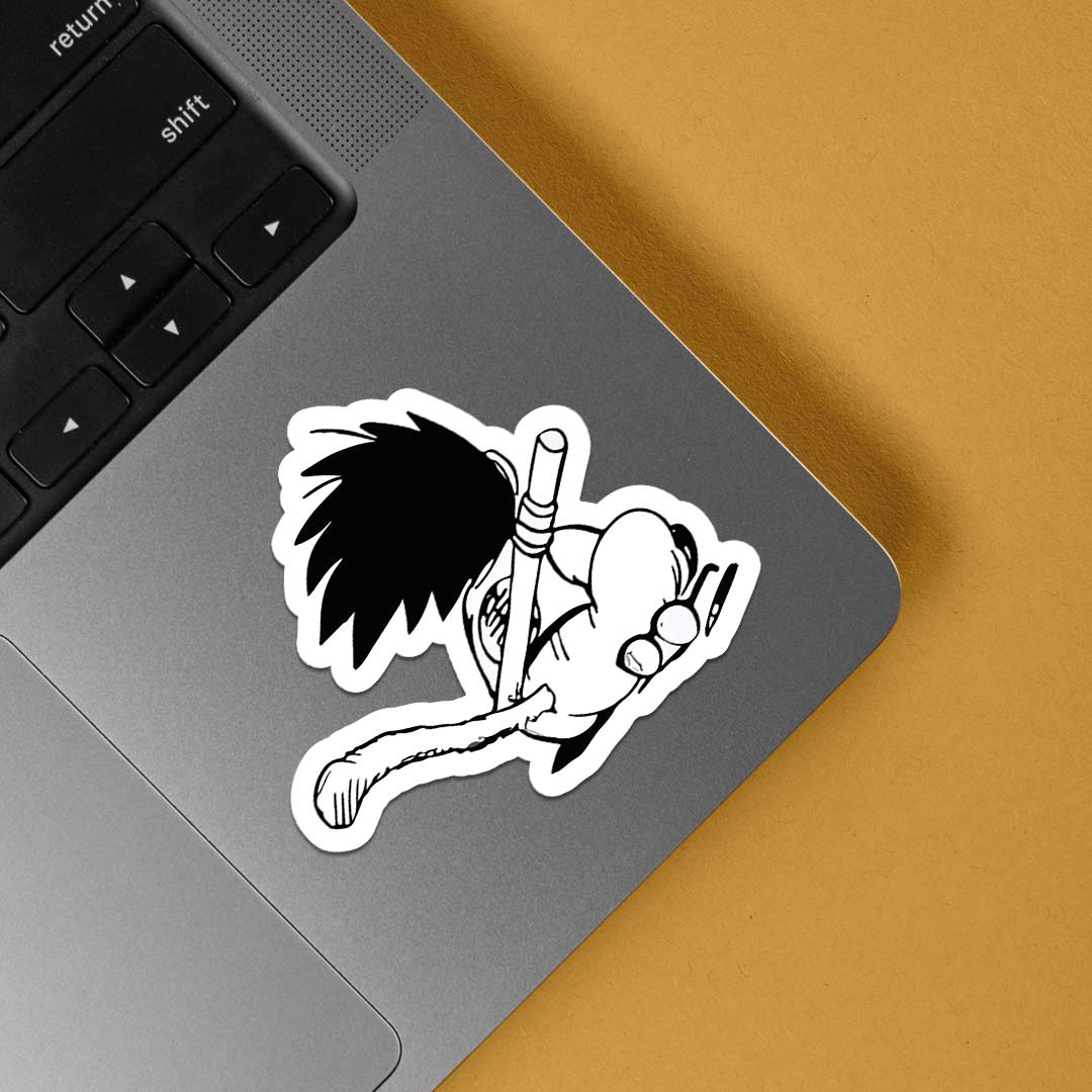 Kid Goku's Tail Anime Stickers