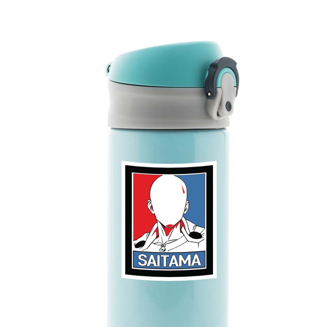 Saitama Minimalist Anime Stickers