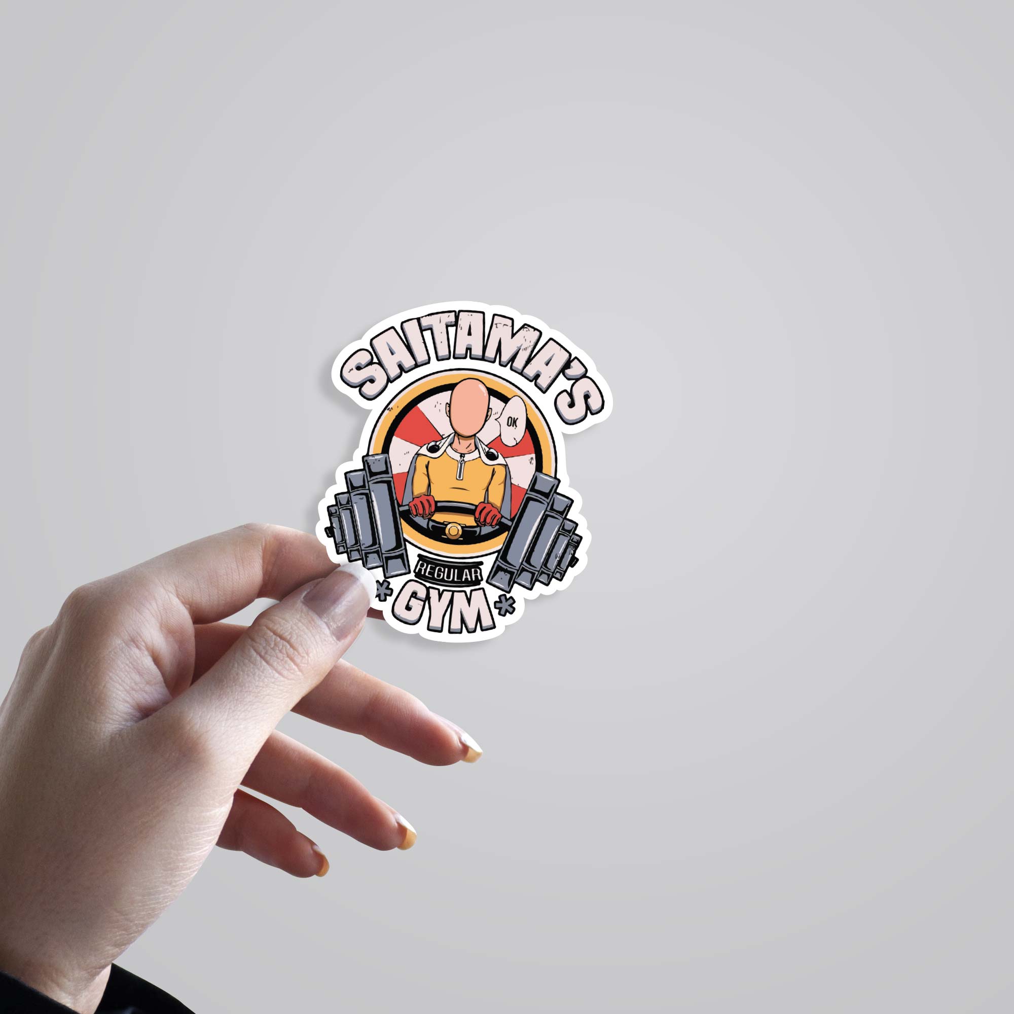 Saitama's Gym Anime Stickers