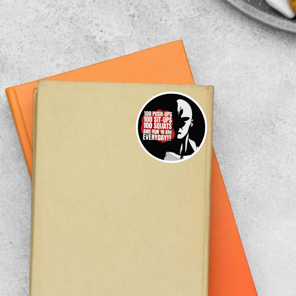 Saitama Training Routine Stickers