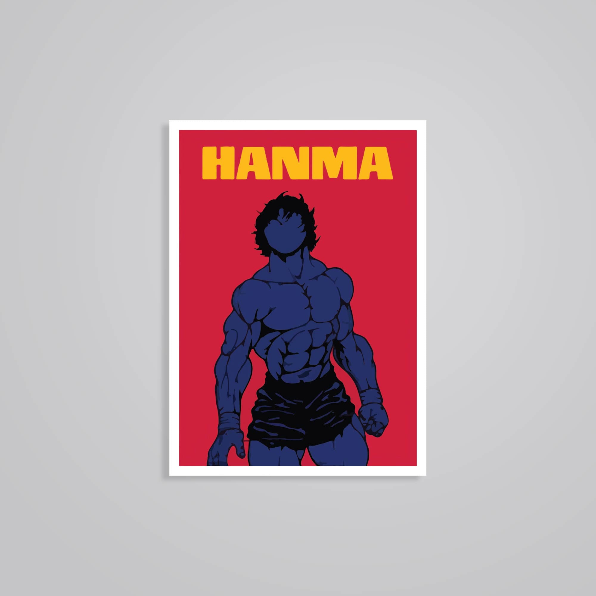 Fomo Store Stickers Anime The Vibrant Force Hanma Baki