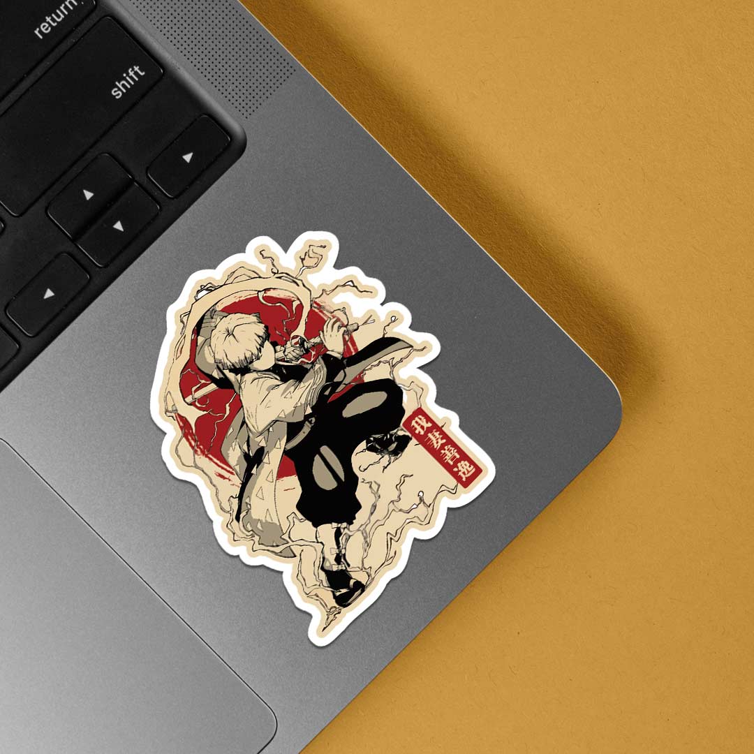 Zenitsu’s Thunderous Courage Anime Stickers