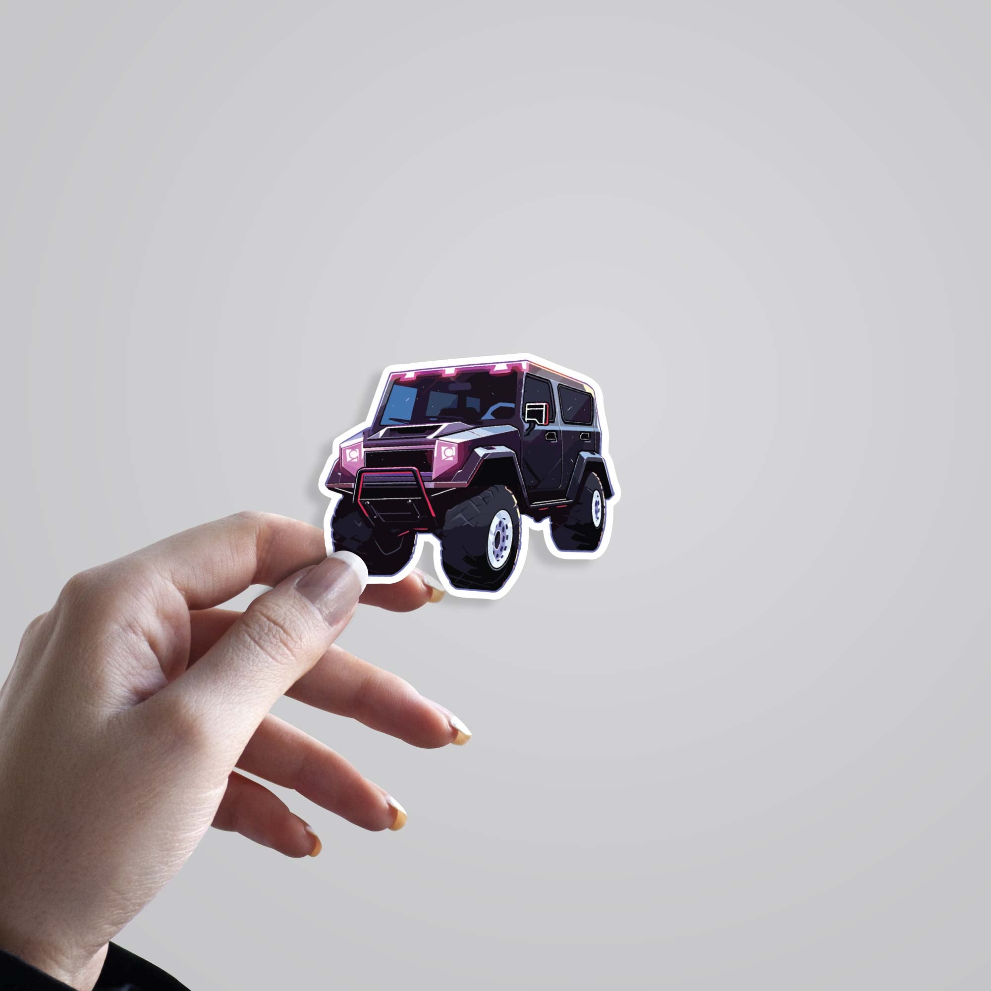 Aesthetic SUV Cars & Bikes Stickers