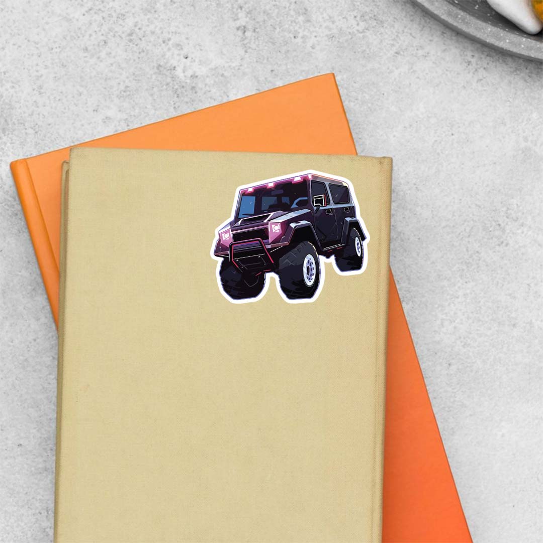 Aesthetic SUV Cars & Bikes Stickers