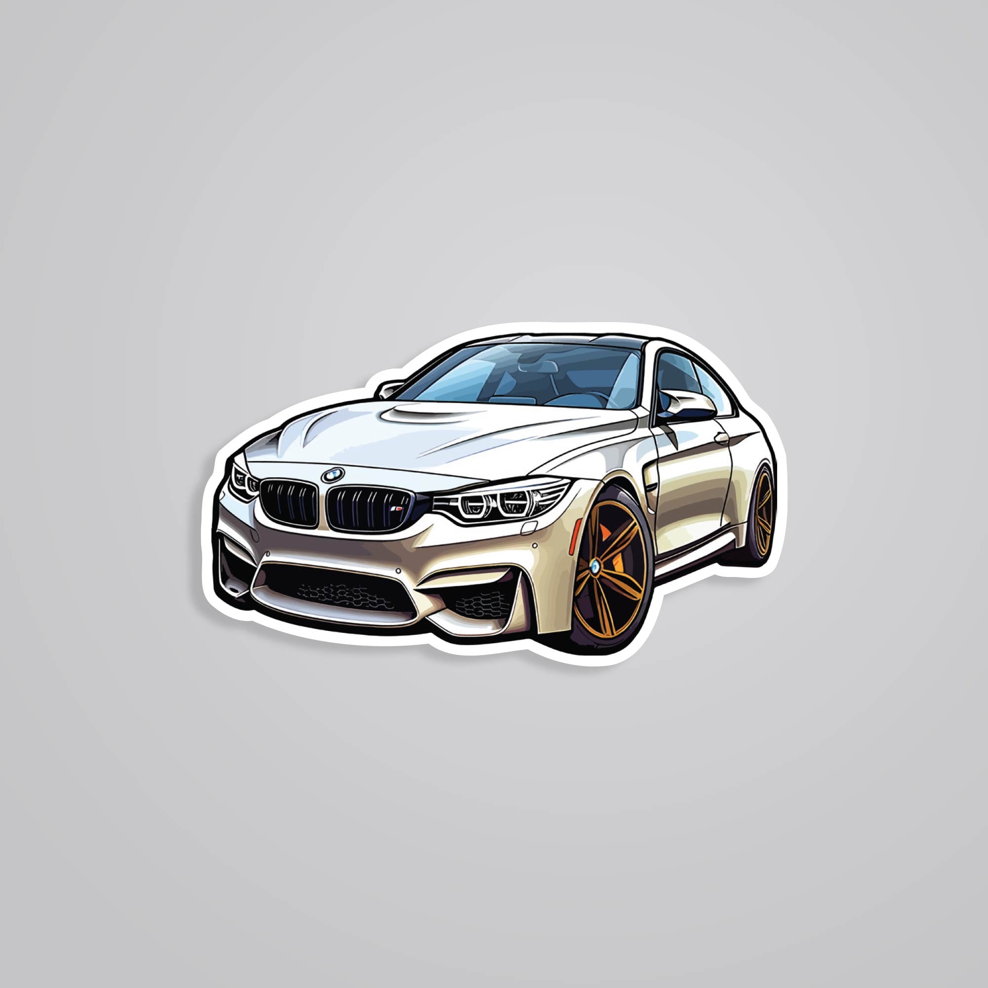 BMW M4 Stickers - Dynamic Performance