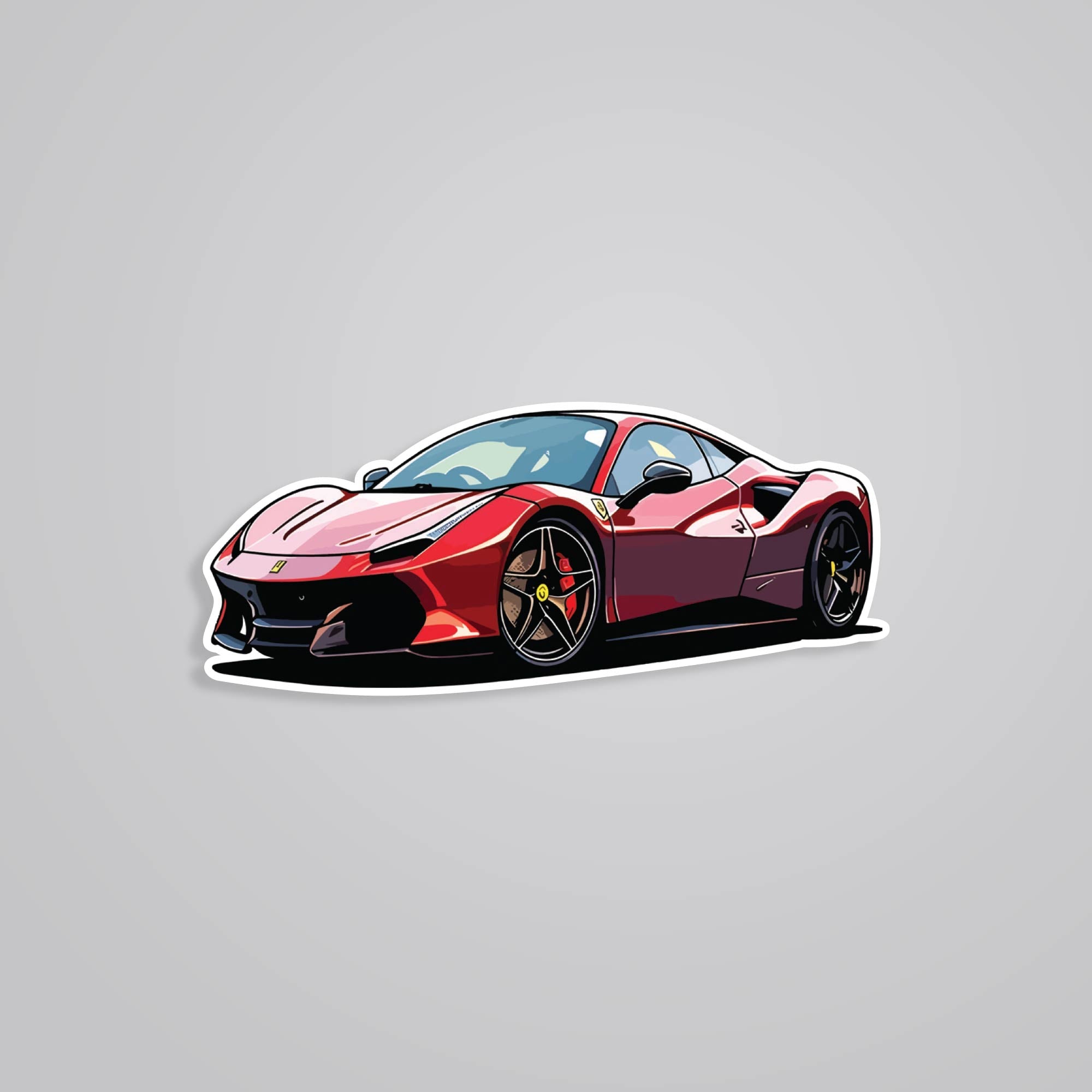 Ferrari 488 Stickers - Sporty Flair