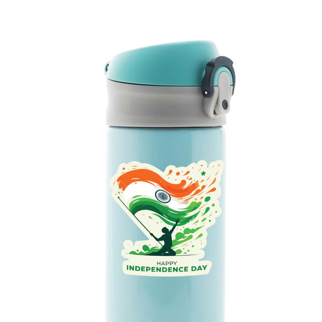 Happy independence day flag Casual Stickers