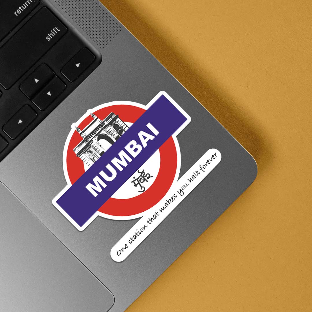 Mumbai One Station That Makes You Halt Casual Stickers